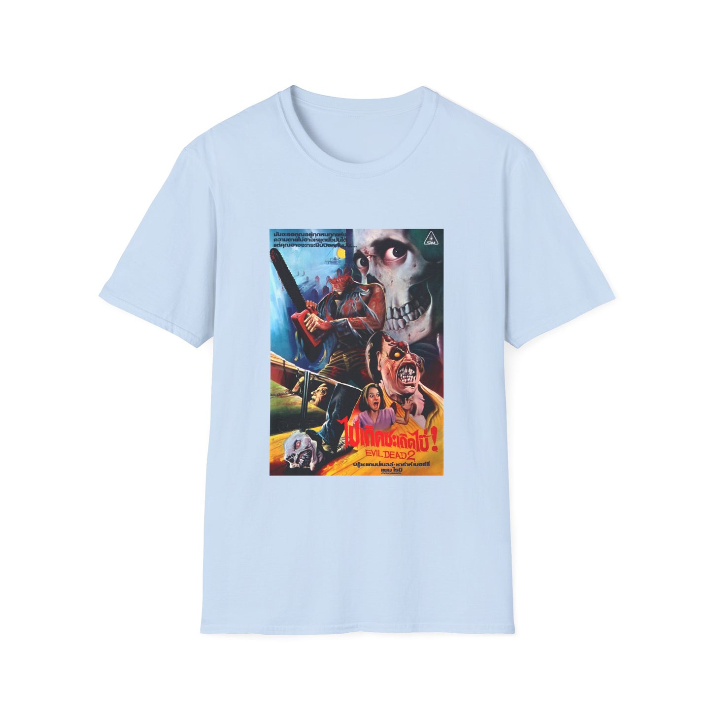 1987 thai movie poster for evil dead 2 tshirt
