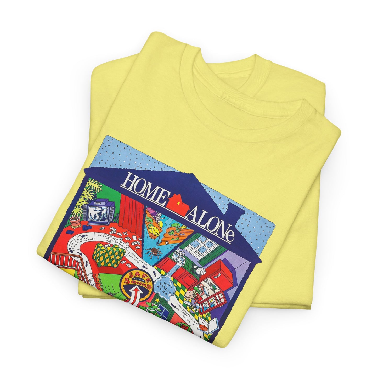 1990 home alone battle plan poster tshirt