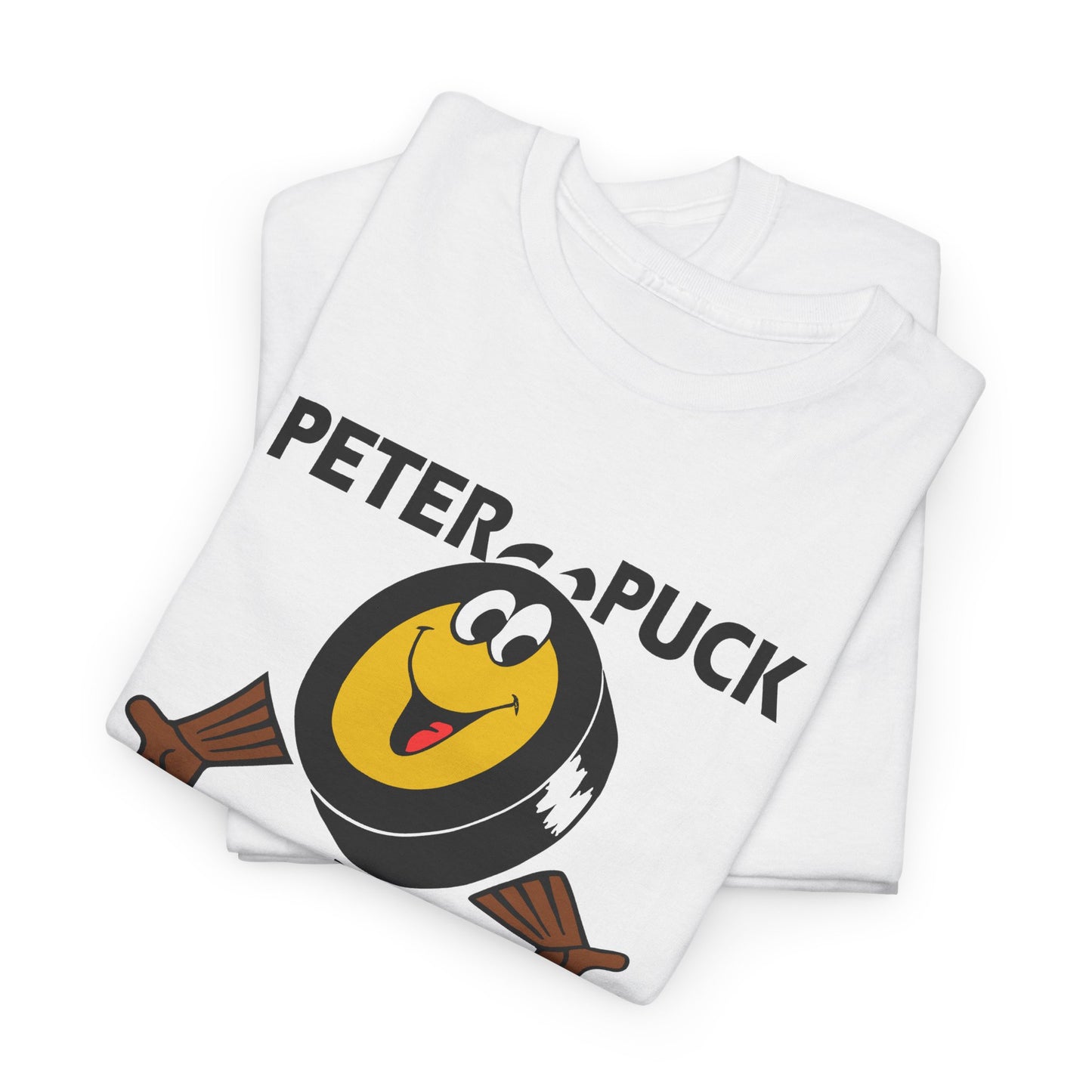 1970s tv hockey mascot peter puck tshirt