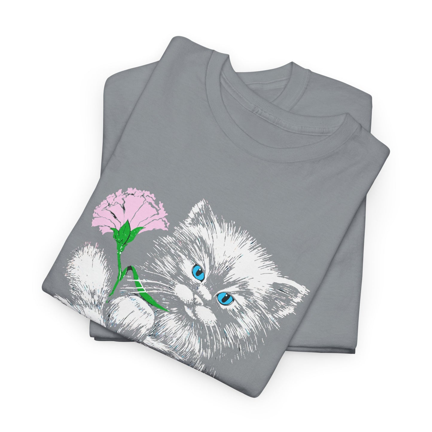 1980s distressed vintage cats reproduction tshirt