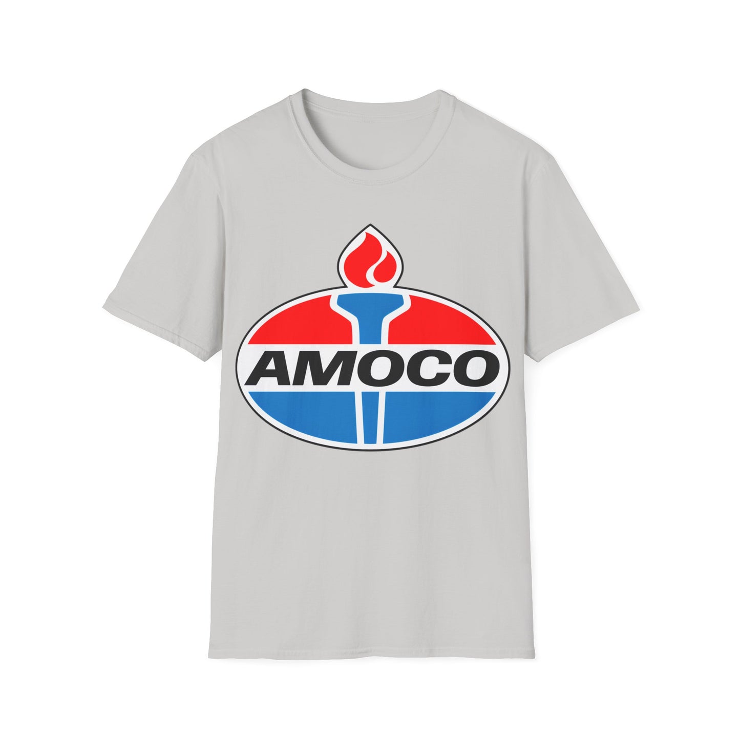 amoco oil company logo tshirt