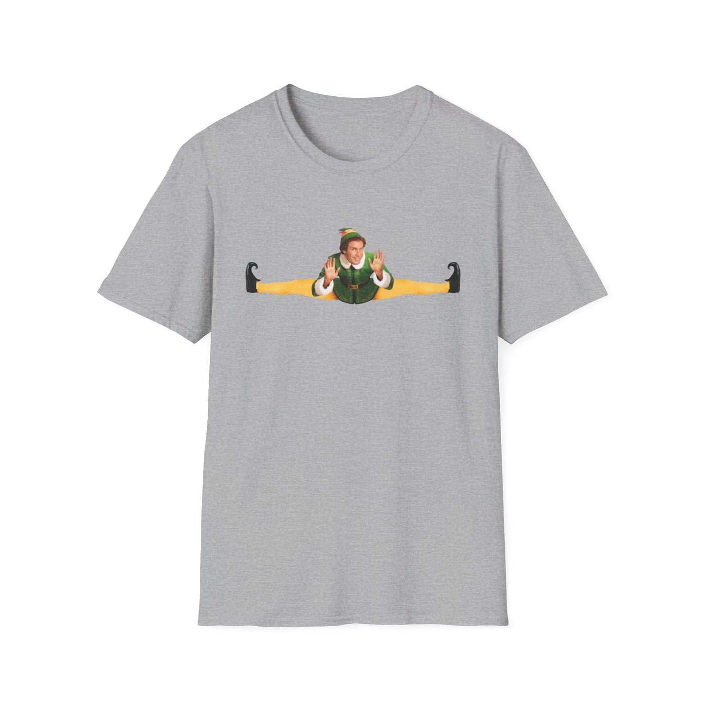 elf 2003 will ferrell doing the splits christmas tshirt