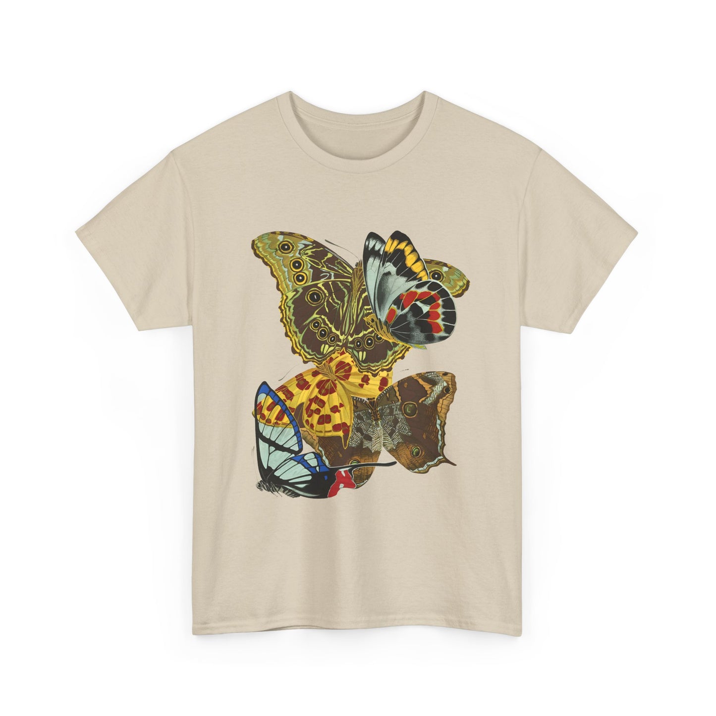 1925 papillons butterfly illustration by emile allain seguy tshirt