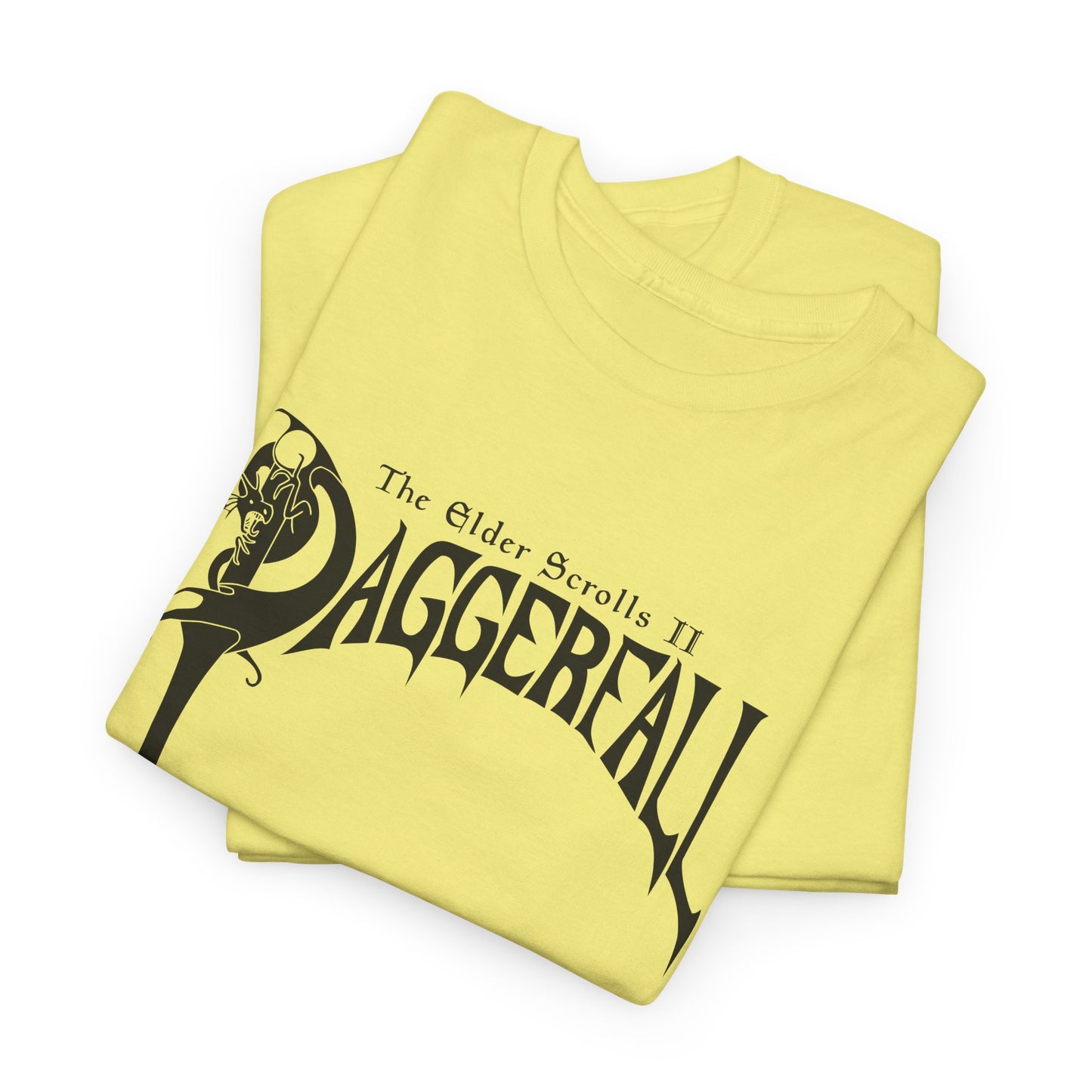 daggerfall the elder scrolls 2 1996 masterpiece video game logo in black tshirt