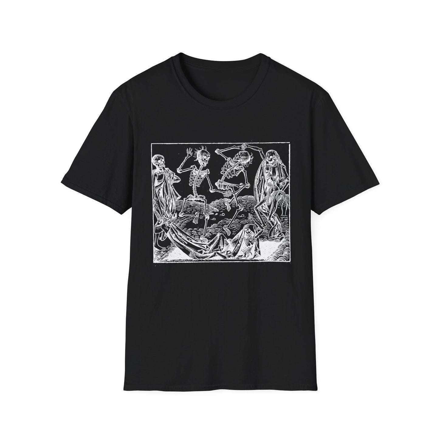 1493 michael wolgemut's dance of death tshirt