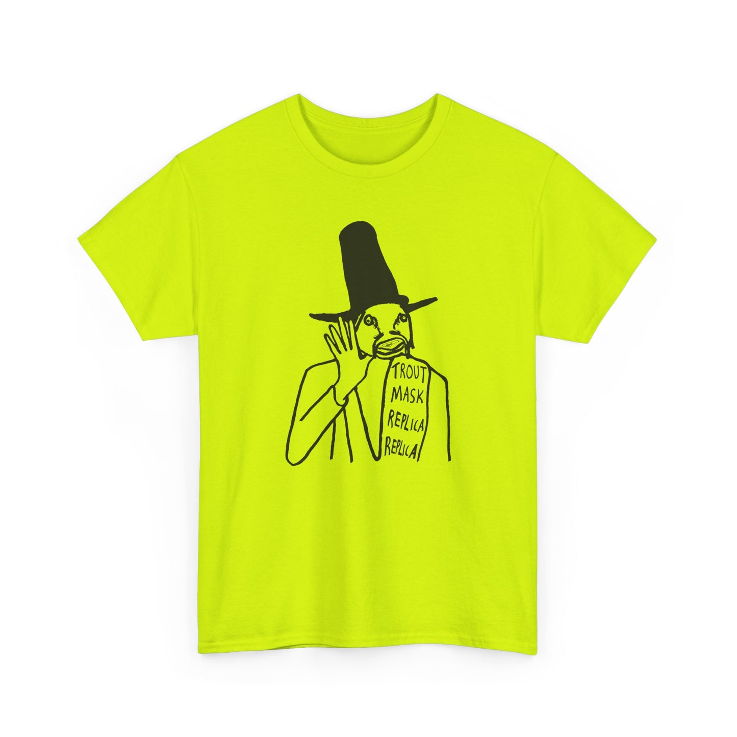 1969 captain beefheart trout mask replica album replica original drawing tshirt