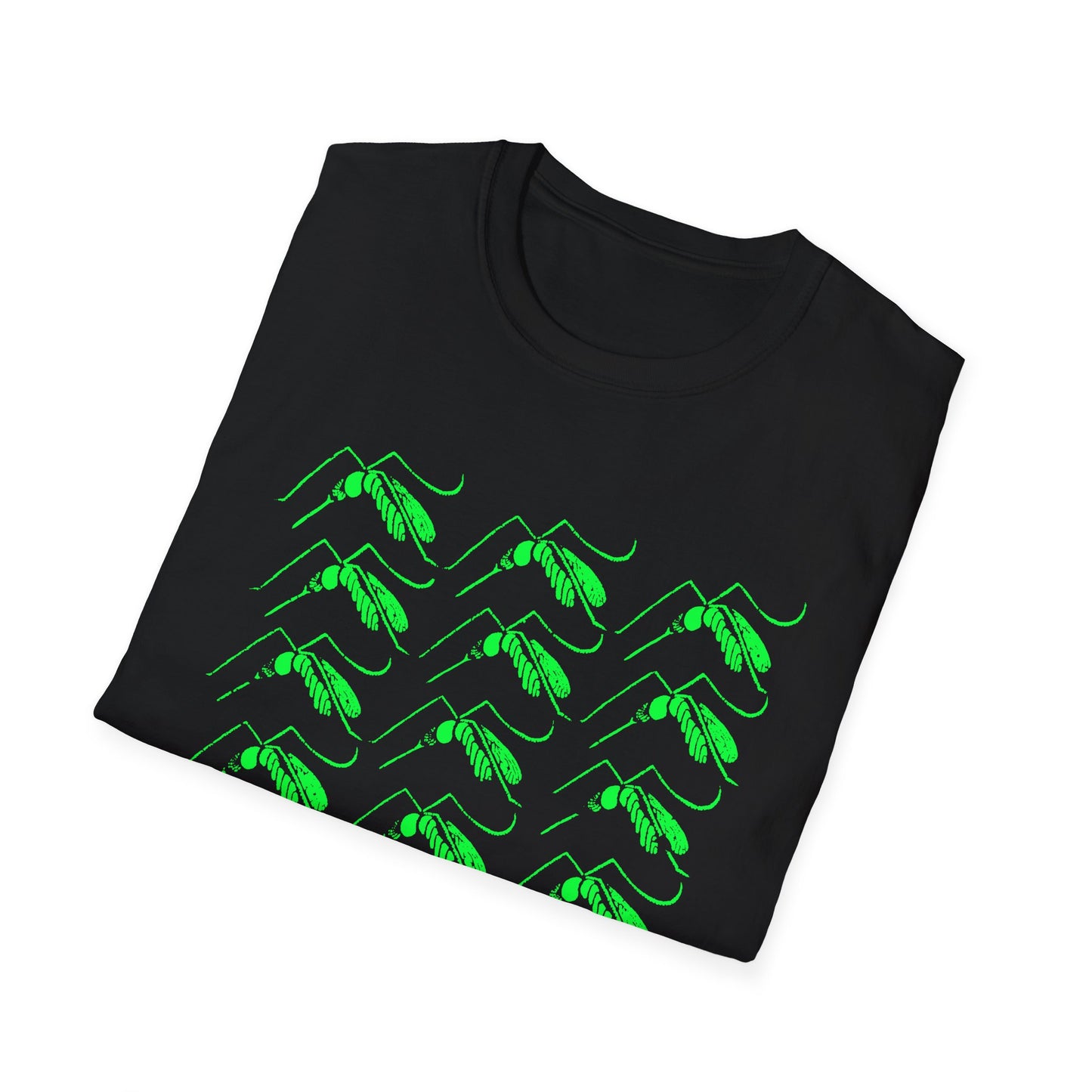 mosquito reproduction green design tshirt
