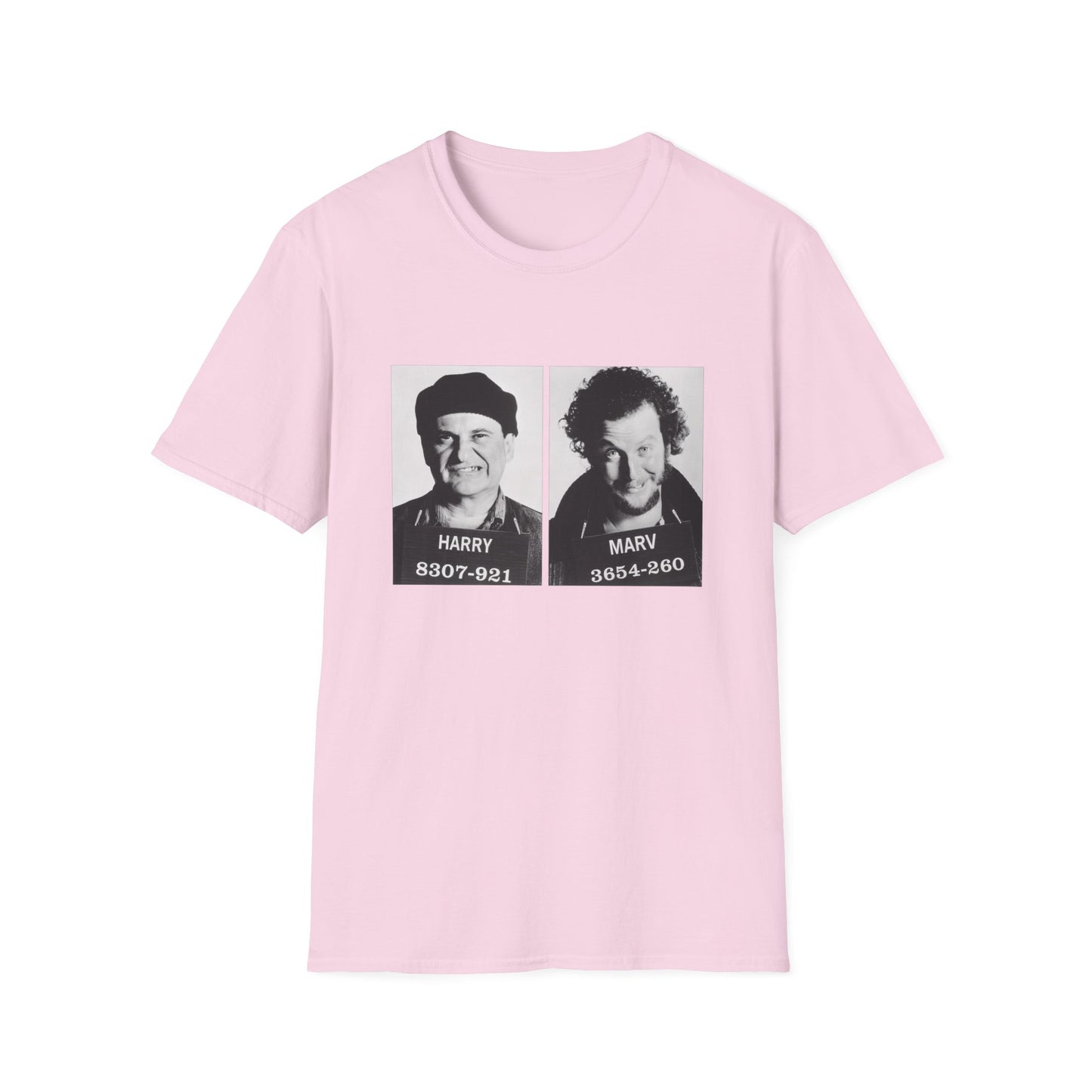 harry and marv mugshot christmas tshirt