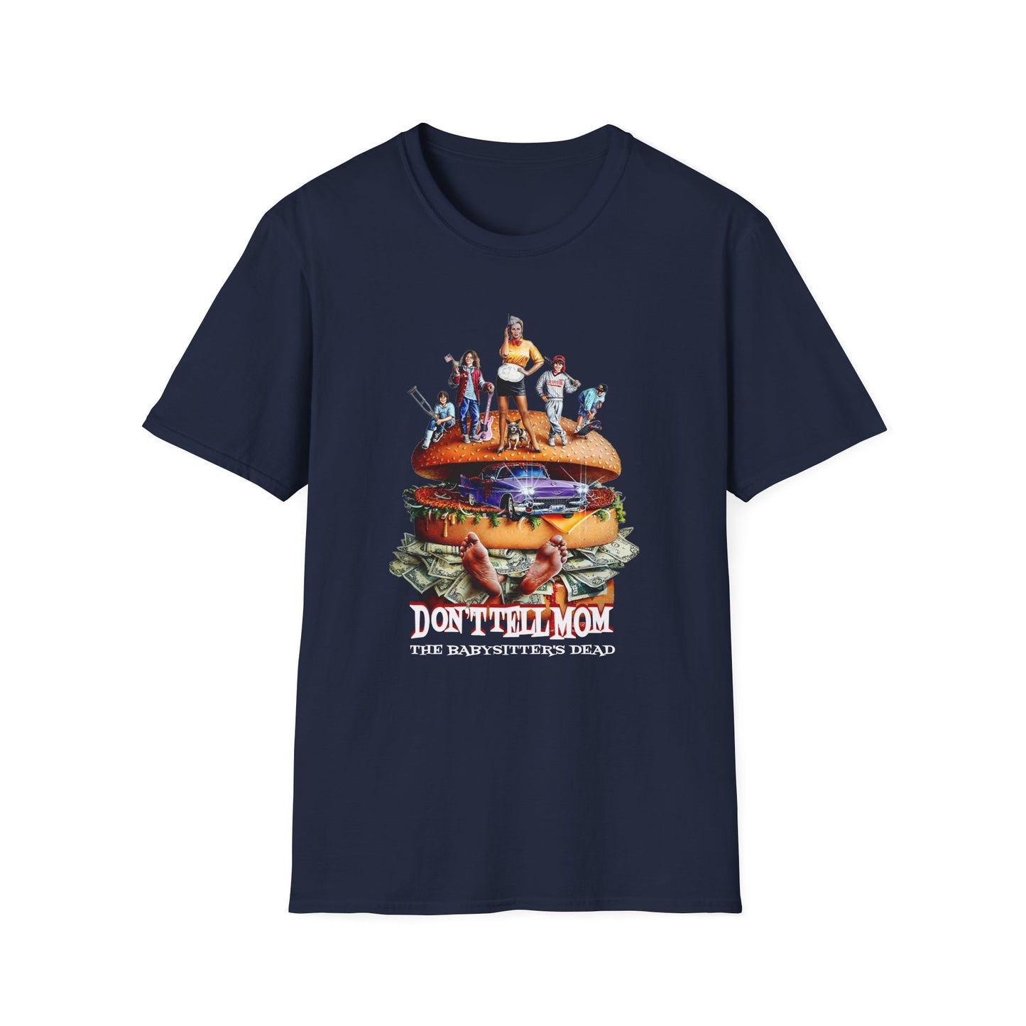 1991 movie don't tell mom the babysitter's dead german movie poster fast food family tshirt