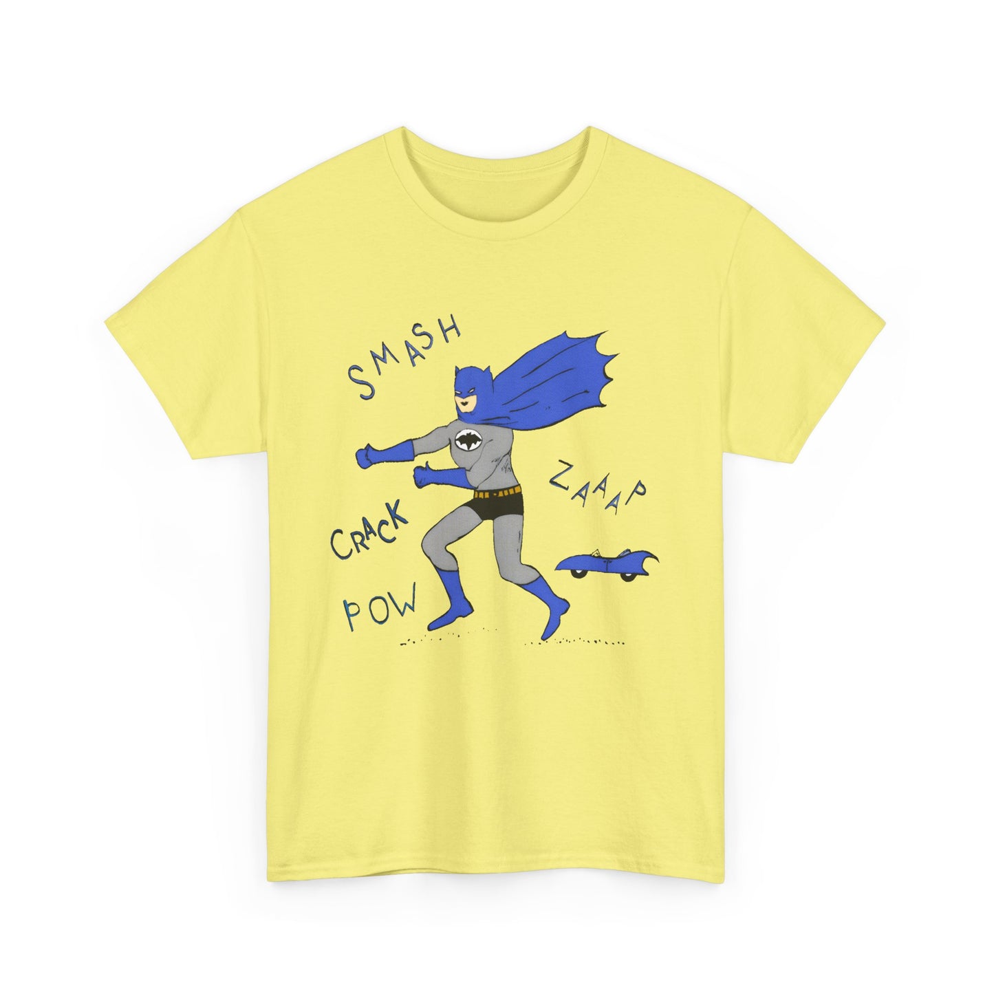 1960s style unknown batman drawing tshirt