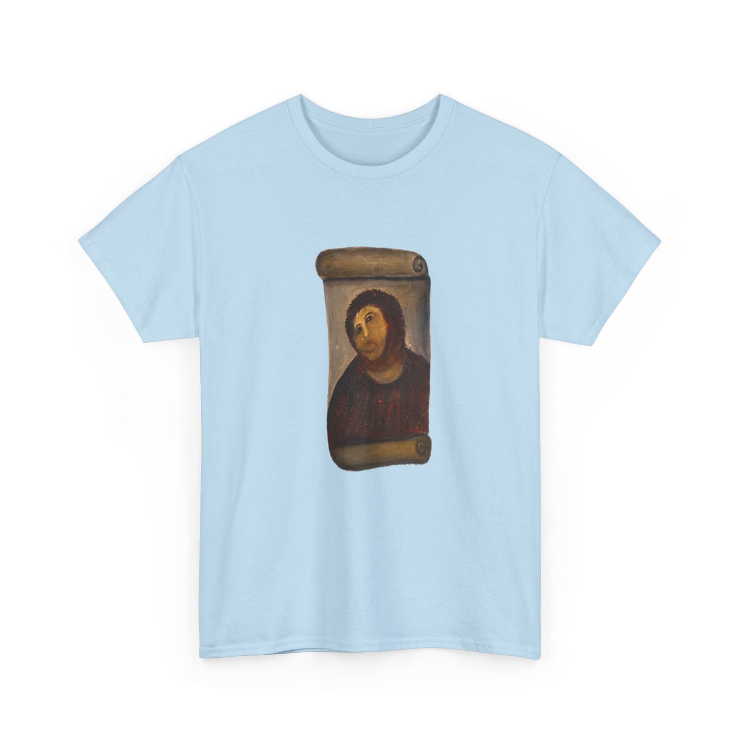 ecce homo botched restoration tshirt behold the monkey tshirt
