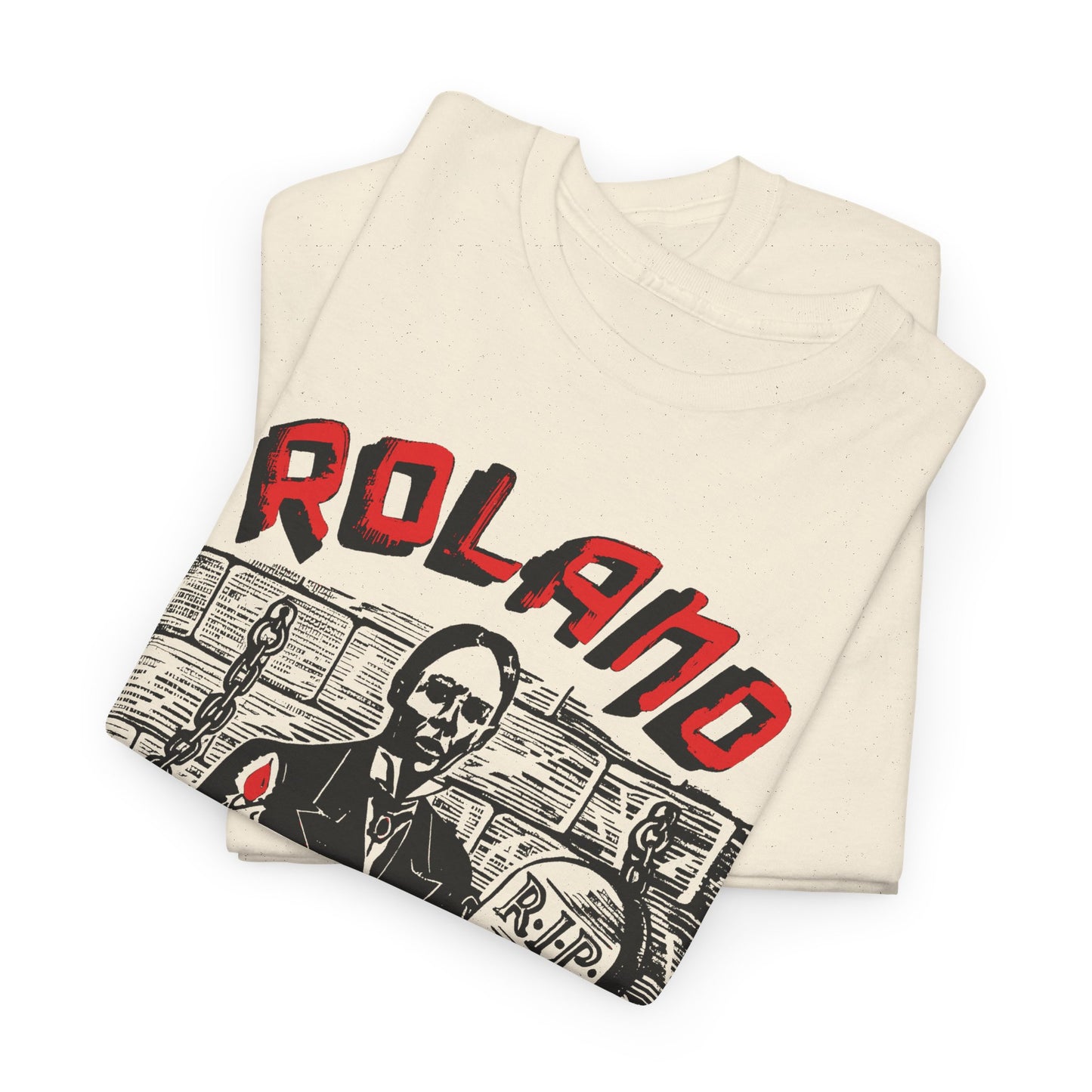vintage 1960s roland zacherley tv horror show host reproduction tshirt
