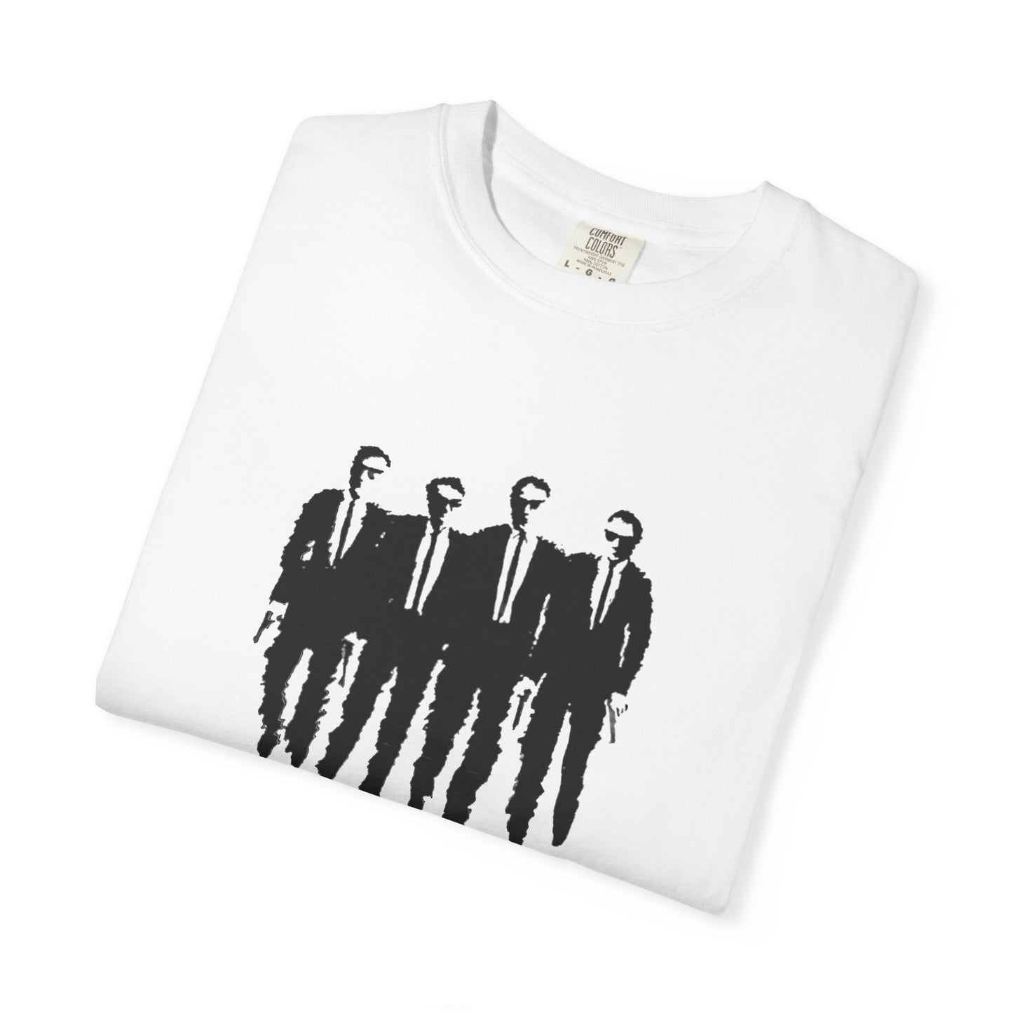 reservoir dogs vhs cover graphic tshirt on comfort colors