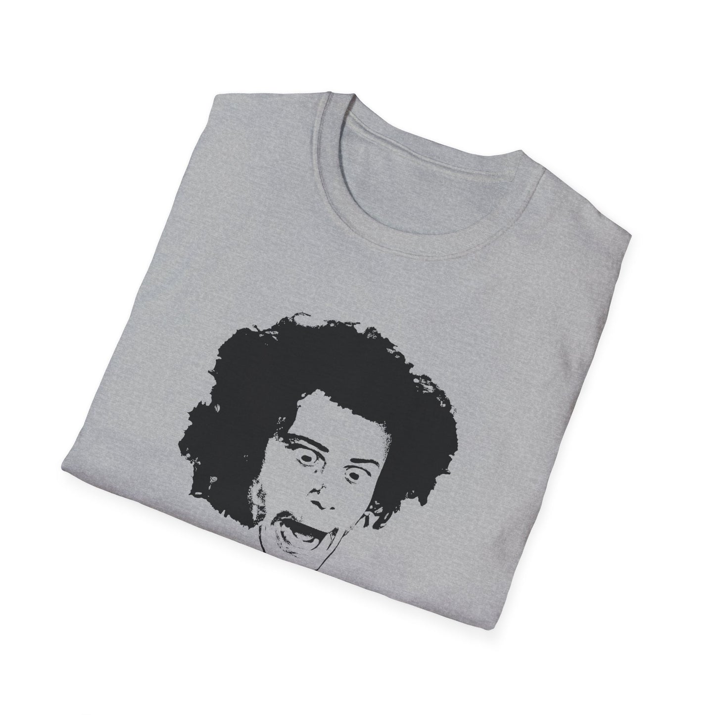 wild man fischer black stencil face tshirt