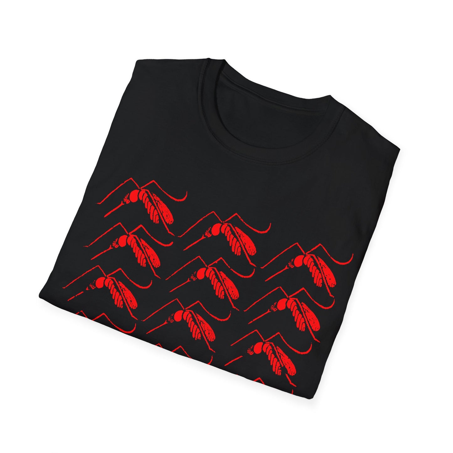 mosquito reproduction red design tshirt