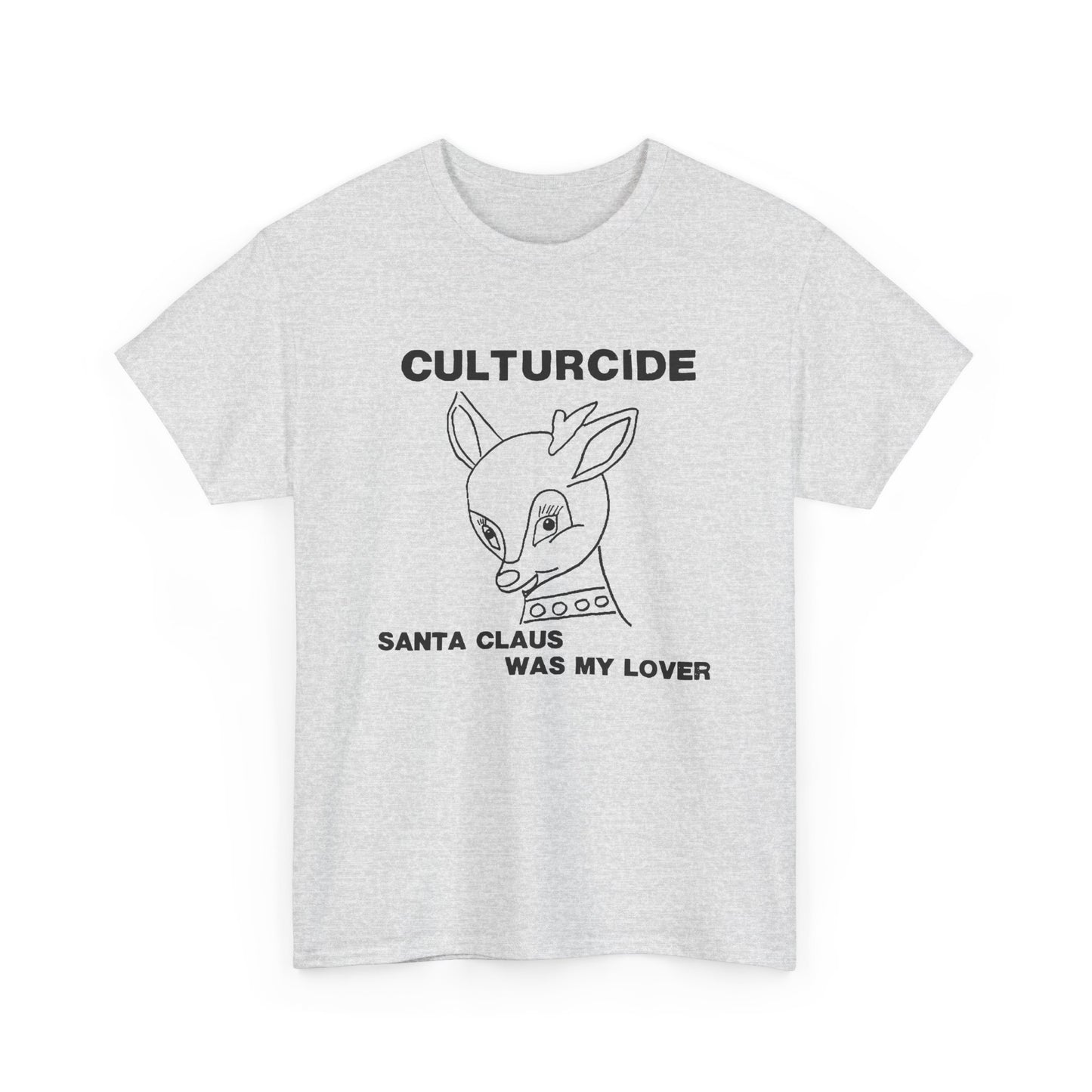 undated outsider music cultureside album santa claus was my lover reproduction tshirt