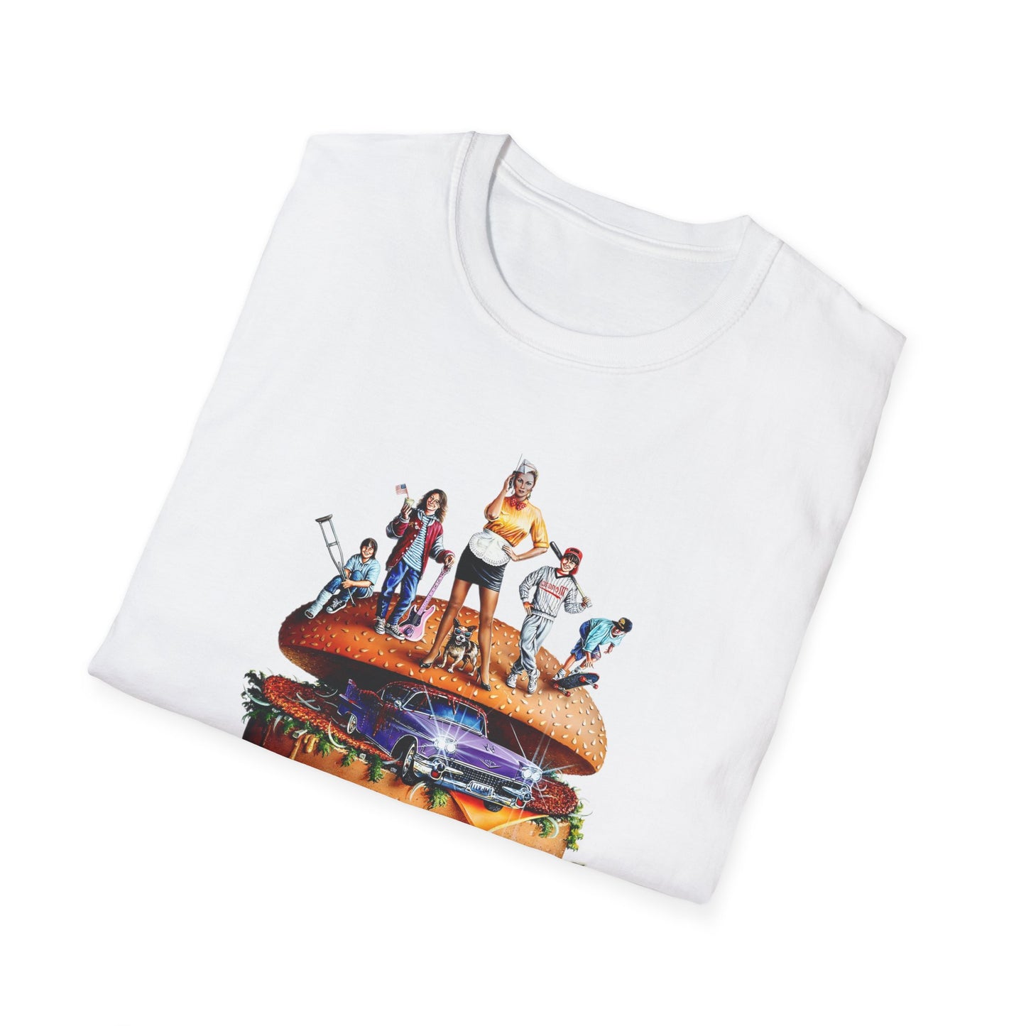 1991 movie don't tell mom the babysitter's dead german movie poster fast food family tshirt