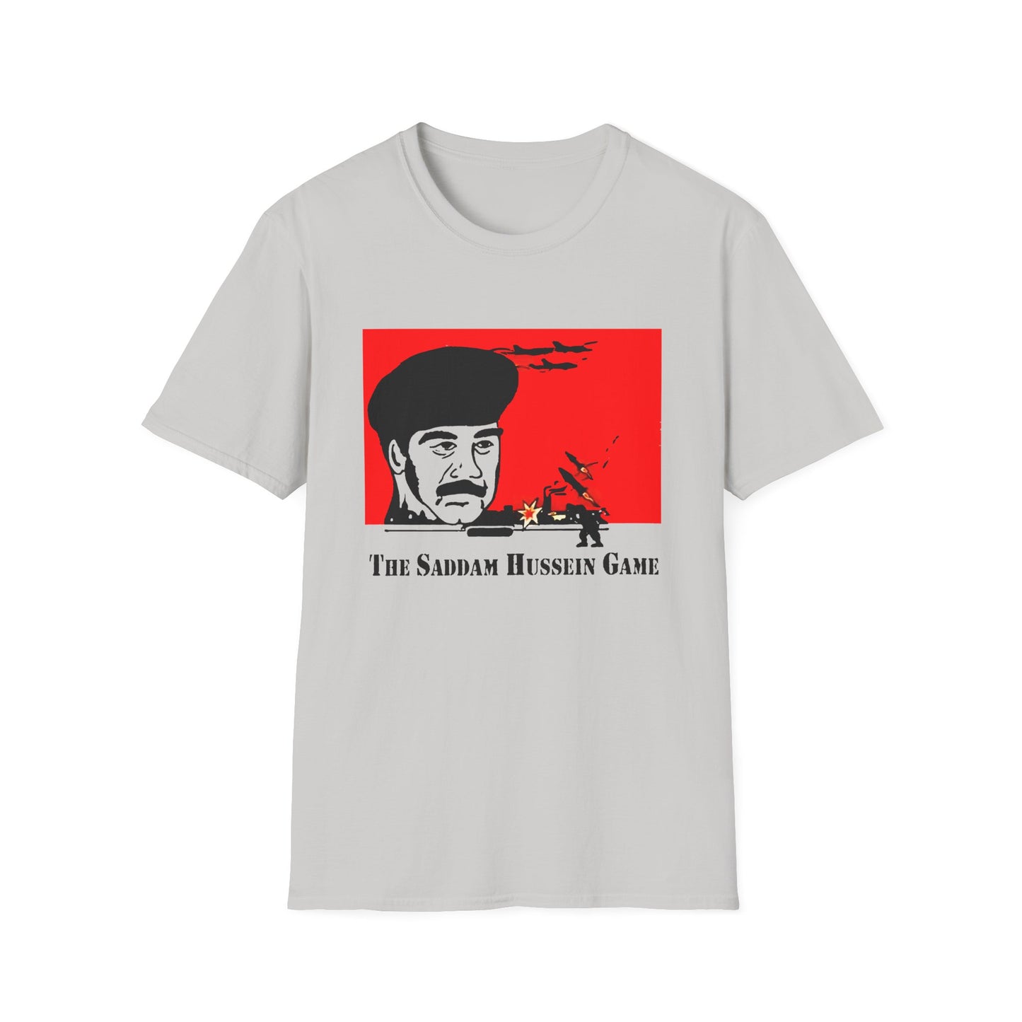 the sadam hussein game 1991 fan art tshirt