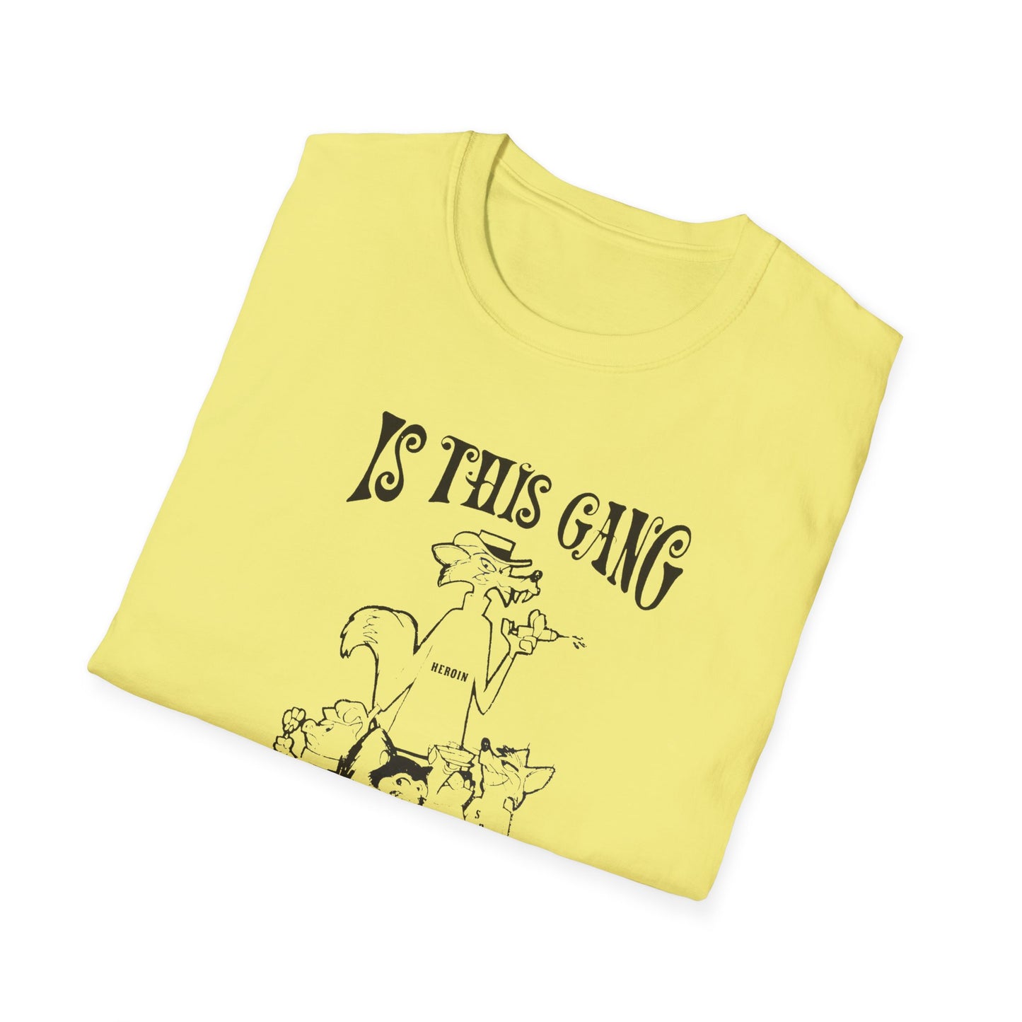 1960s/70s anti drug poster is this gang worth dying for? by smartset smarteen s.o.s tshirt