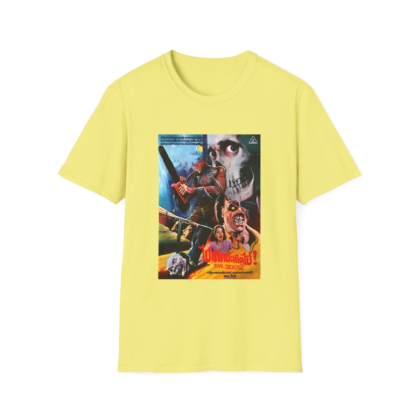 1987 thai movie poster for evil dead 2 tshirt