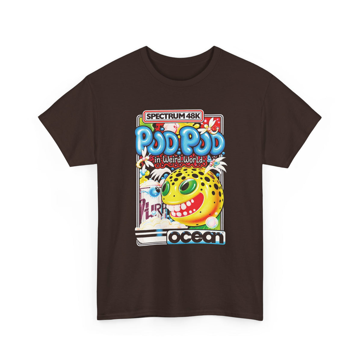 1985 pud pud in weird world computer game tshirt