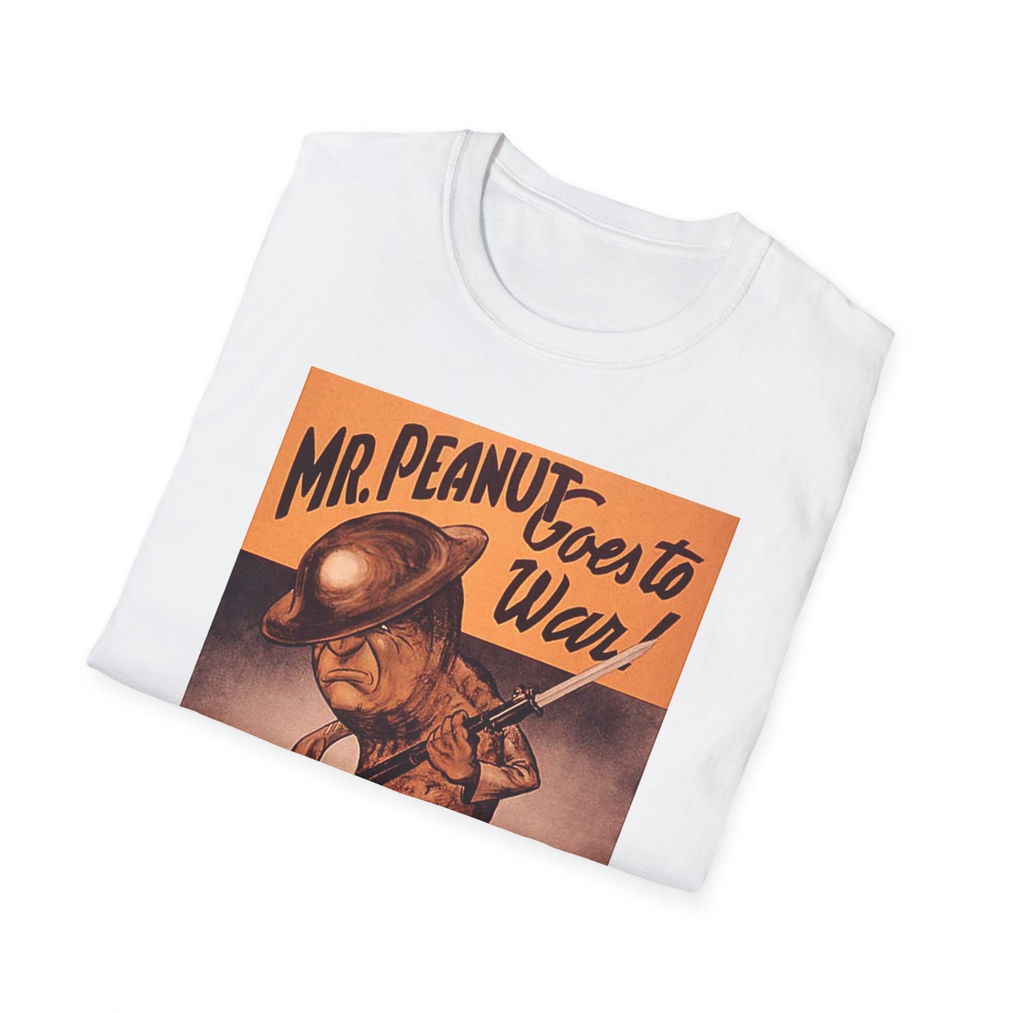 1942 mr. peanut goes to war tshirt from the united states department of agriculture war boards