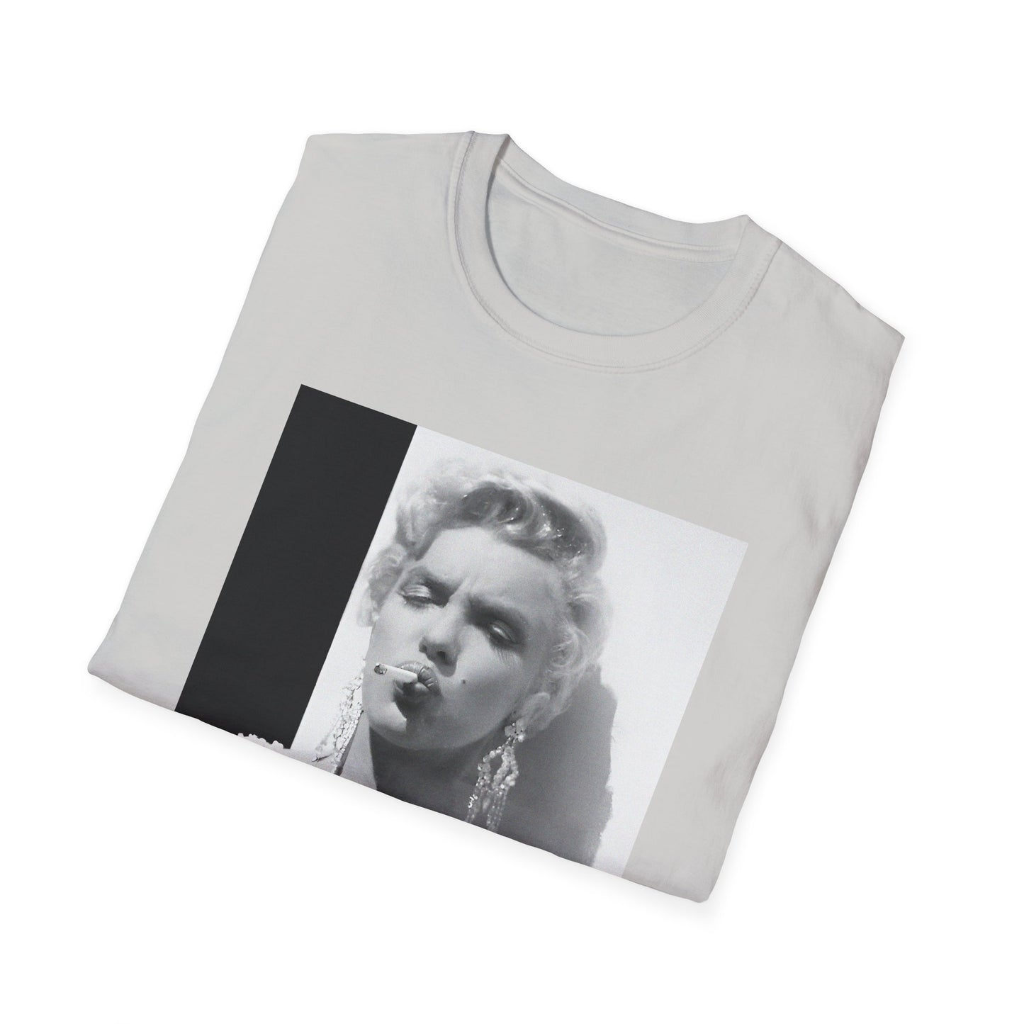 marilyn monroe smoking a cigarette tshirt