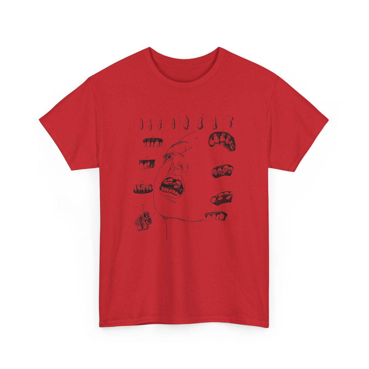 early 1800s disease of the human teeth dentistry illustration tshirt