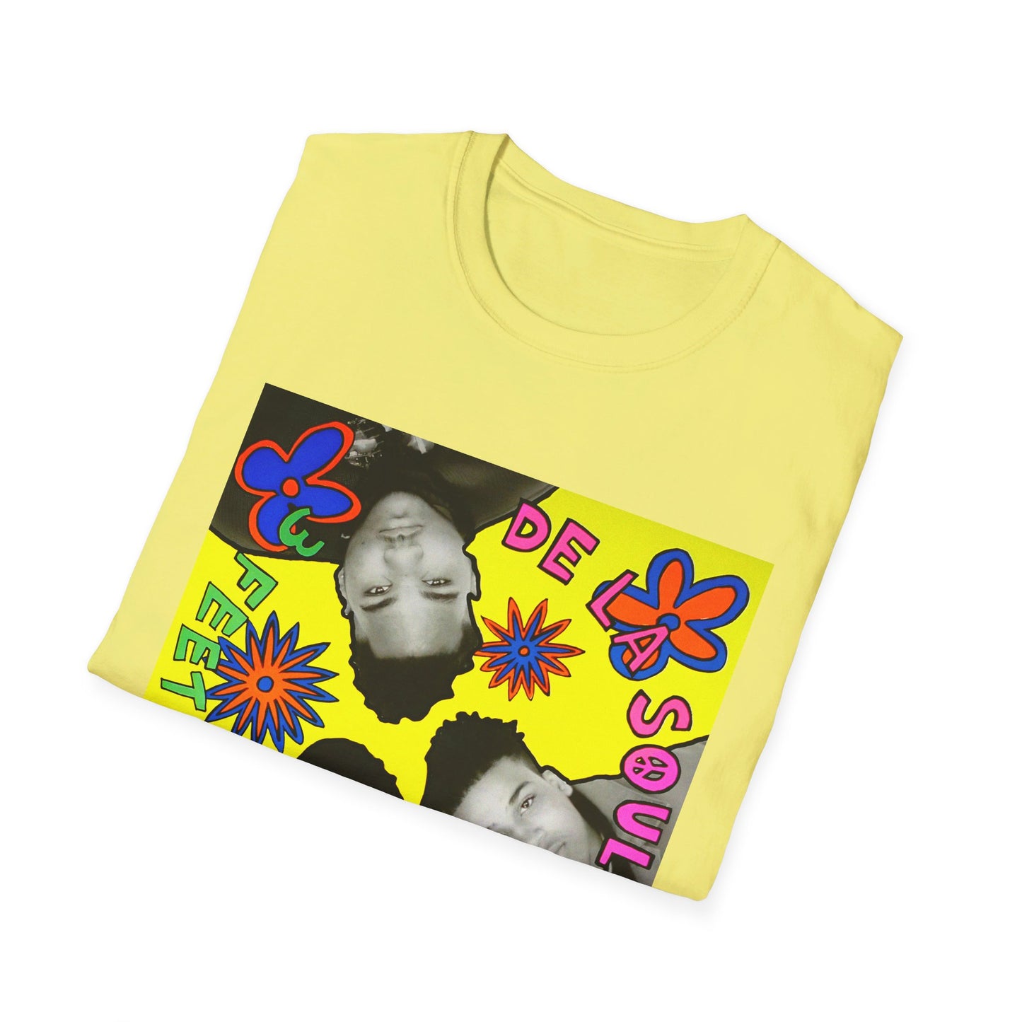 de la soul 1989 3 feet high and rising album tshirt