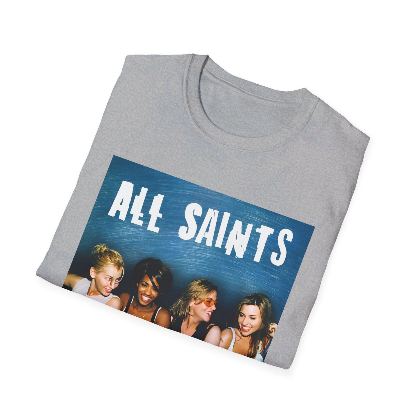 all saints on a couch on a tshirt