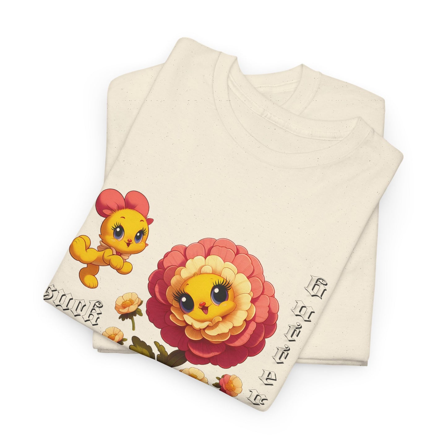 suck it up buttercup cartoon flower tshirt