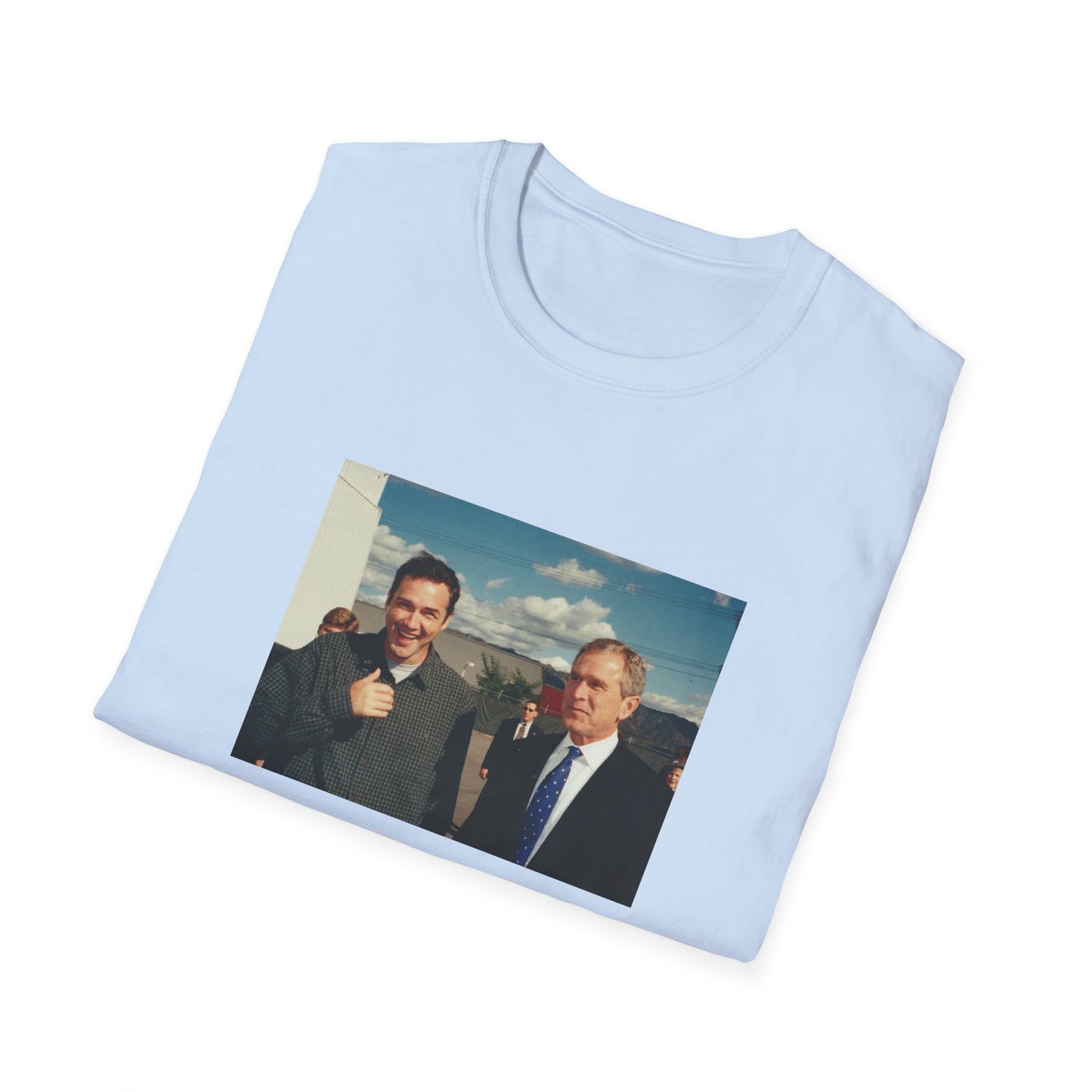 norm macdonald and george bush jr. tshirt