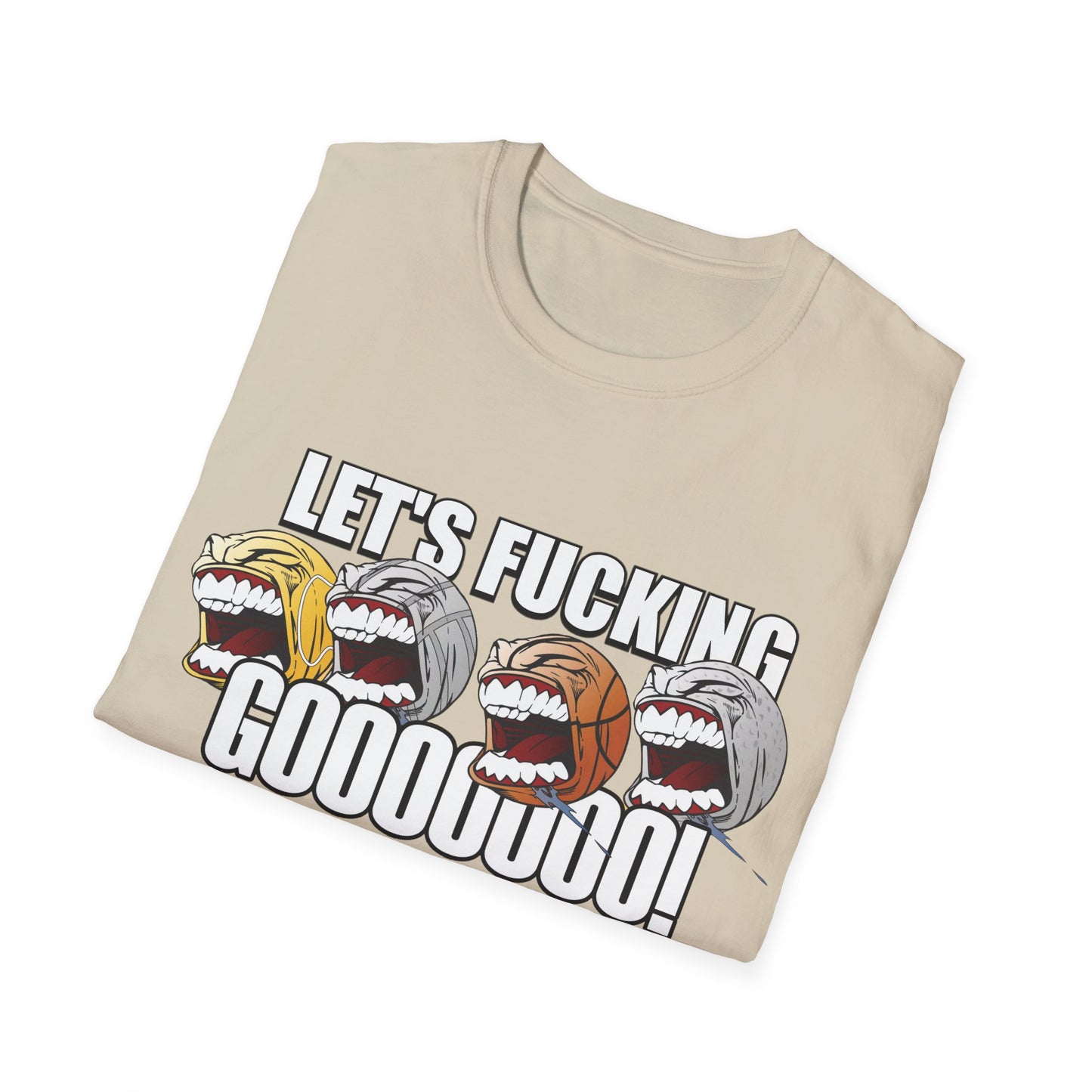 let's fucking go balls tshirt