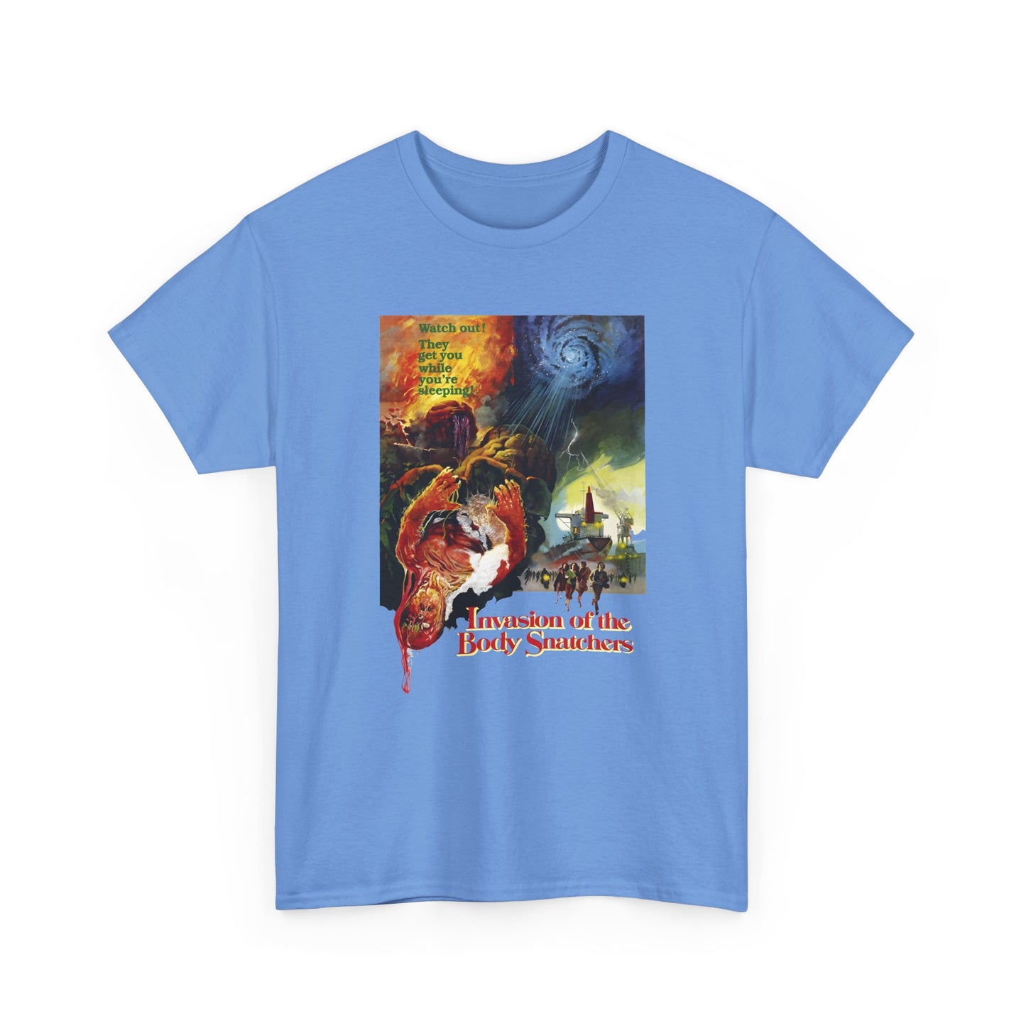 1978 invasion of the body snatchers movie poster tshirt