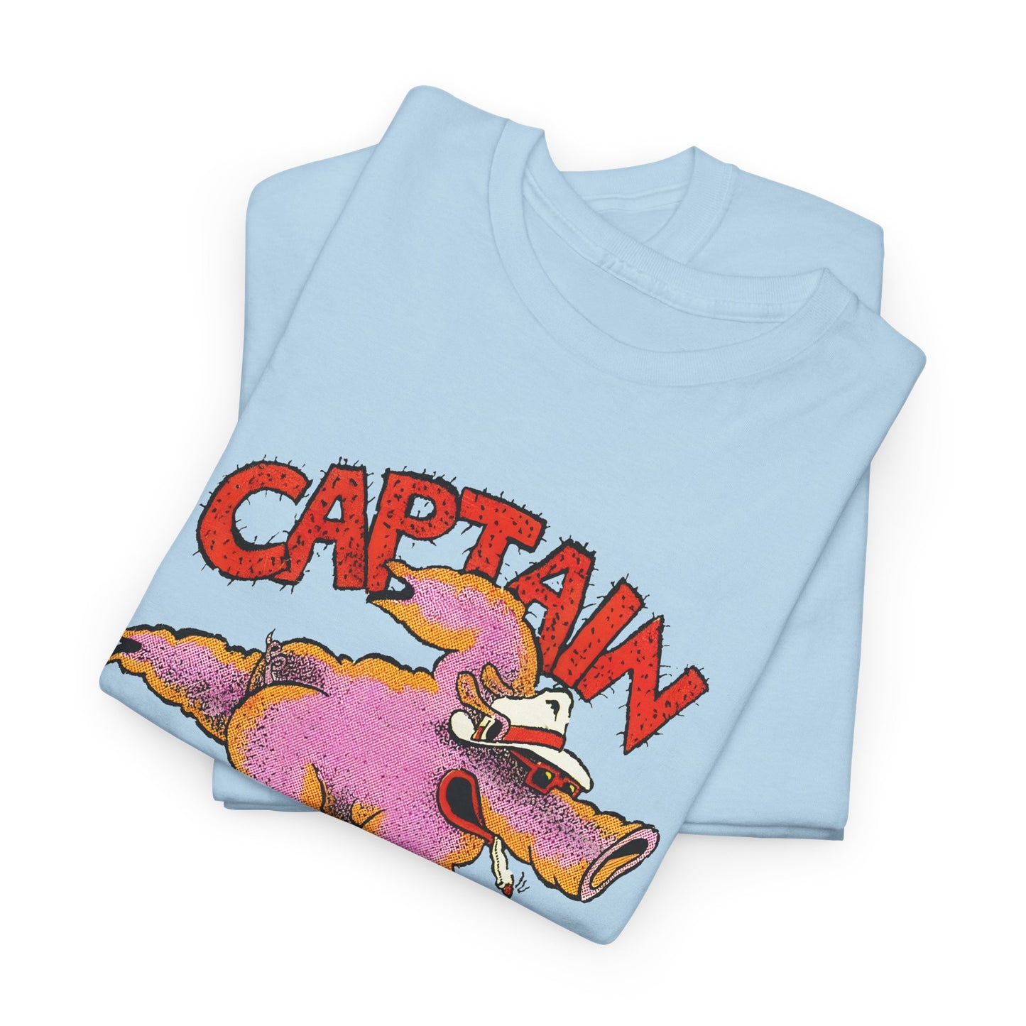 1970s australian surf counter culture illustration by tony edwards captain goodvibes reproduction tshirt