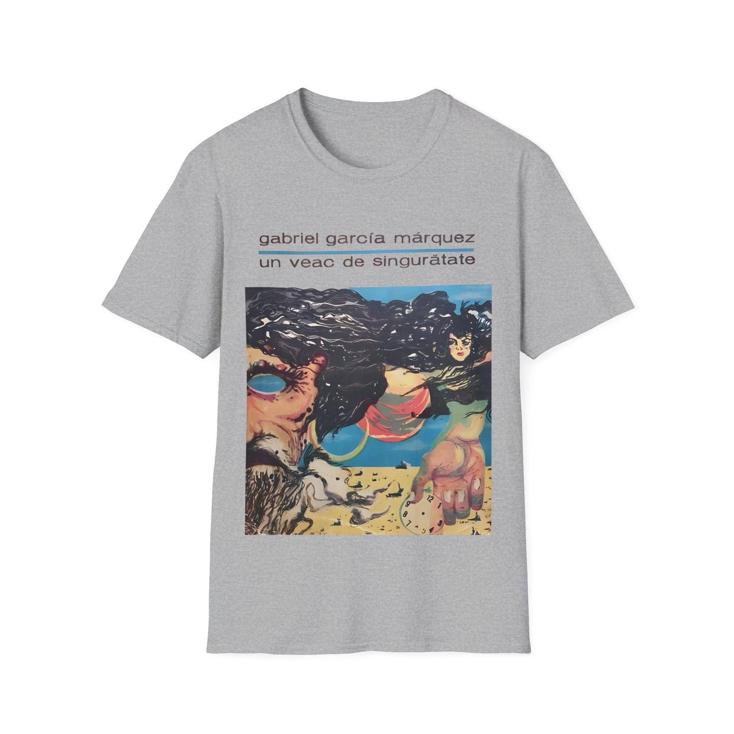 1974 romanian book cover for one hundred years of solitude by gabriel garcía márquez tshirt