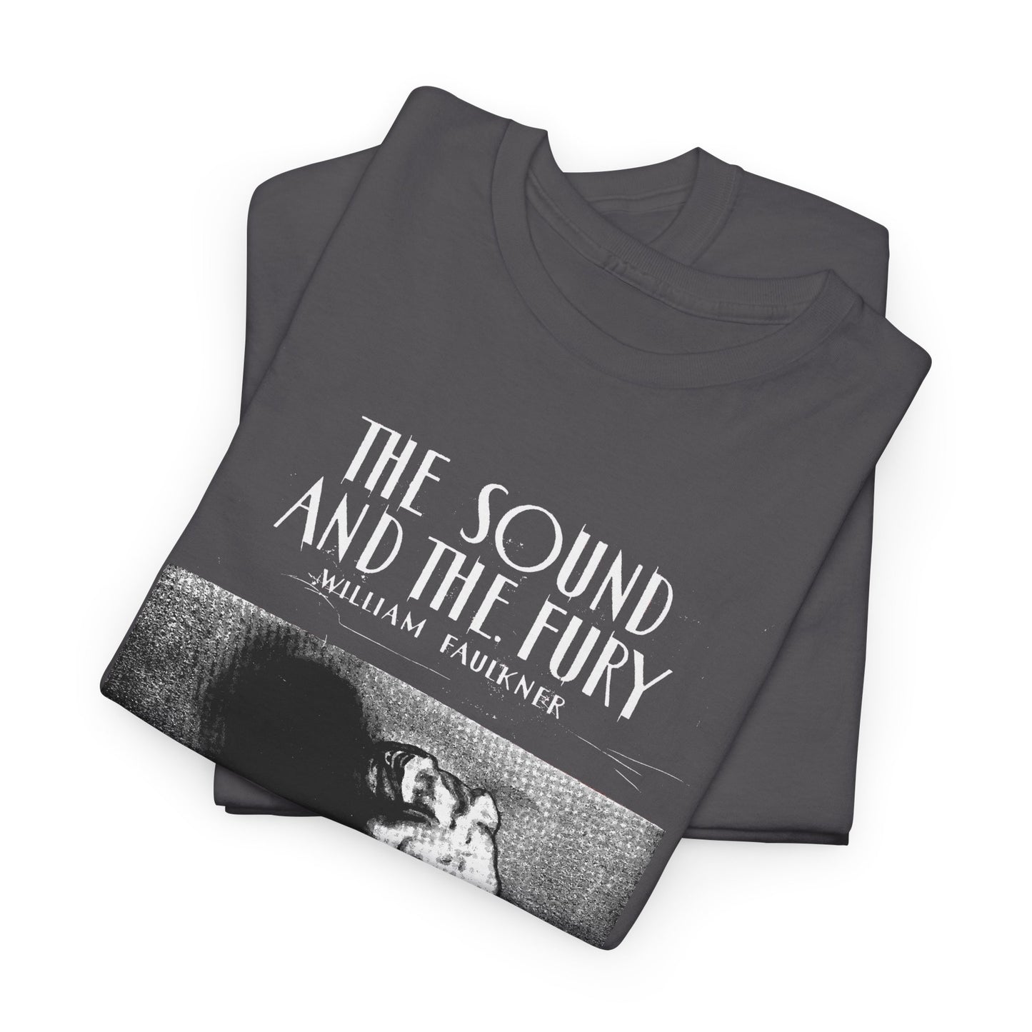 1929 the sound and the fury by william faulkner book cover edit tshirt