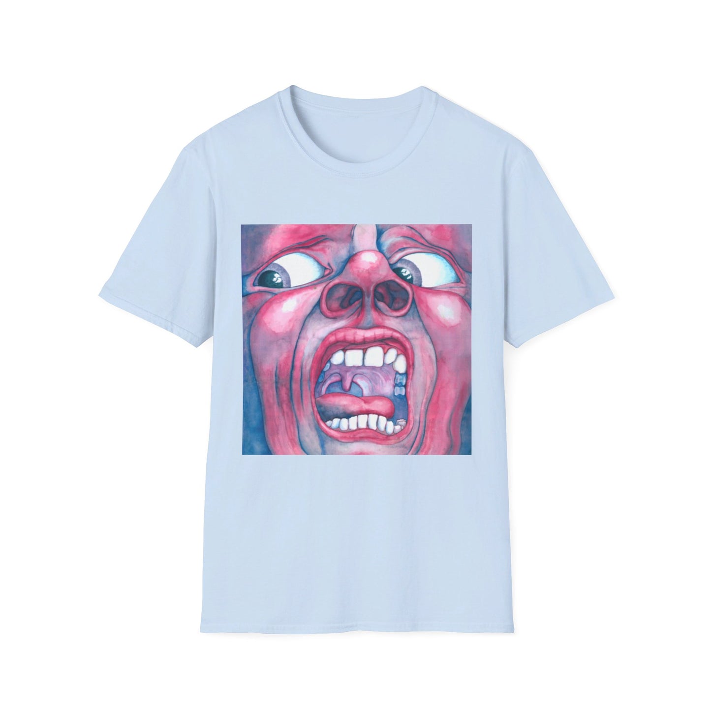 king crimson in the court of the crimson king 1969 album cover tshirt