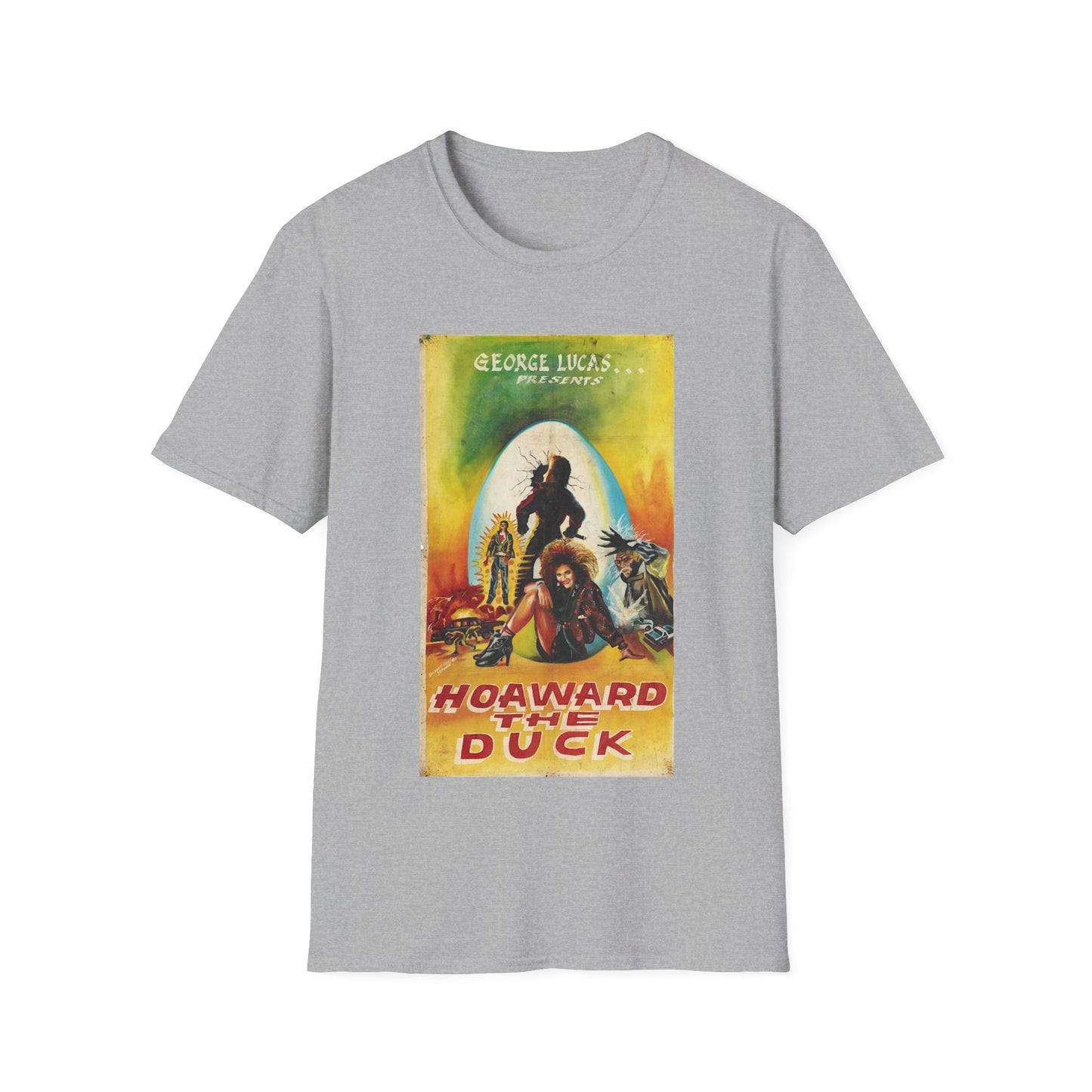 howard the duck ghanaian movie poster tshirt