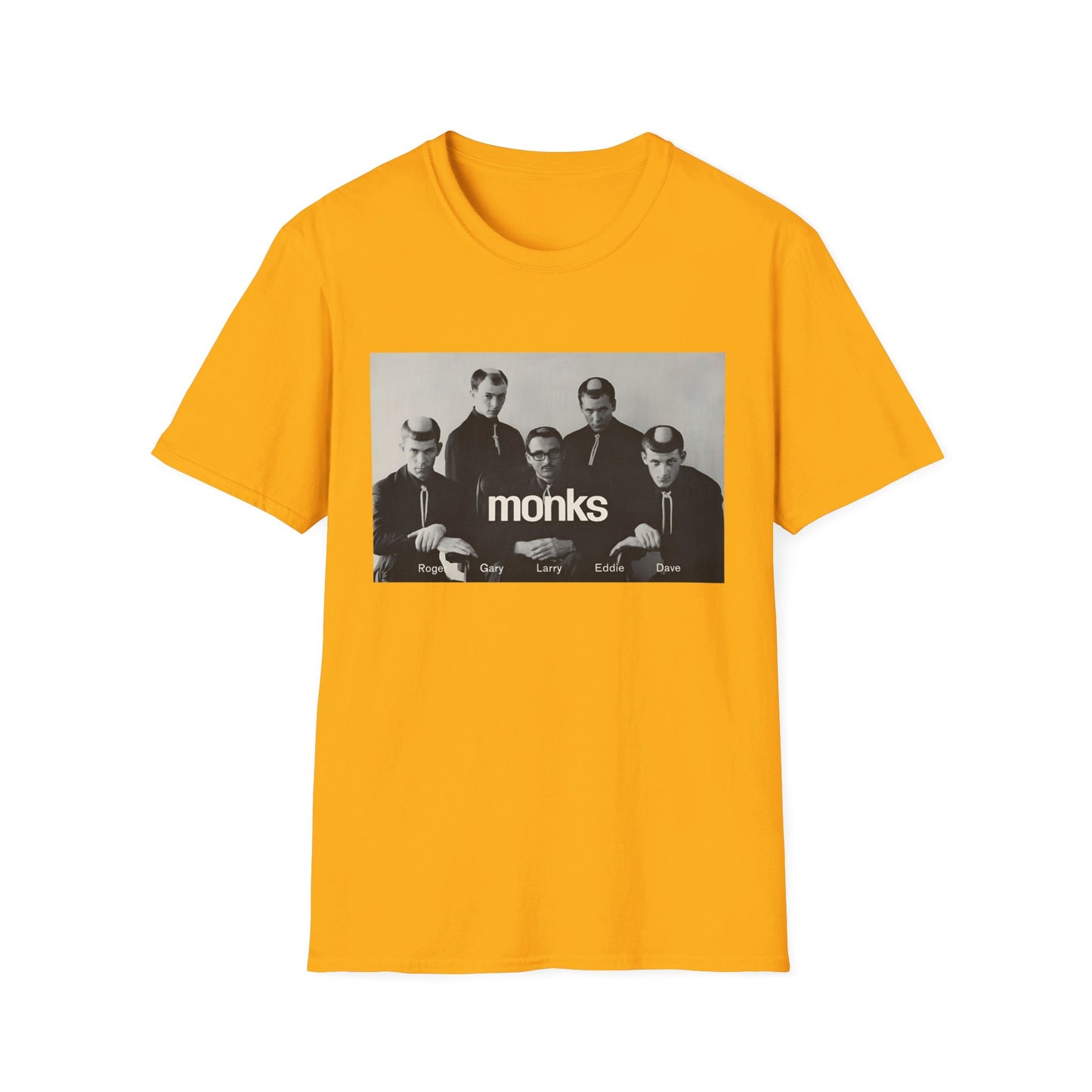 1960s experimental rock n roll band the monks tshirt