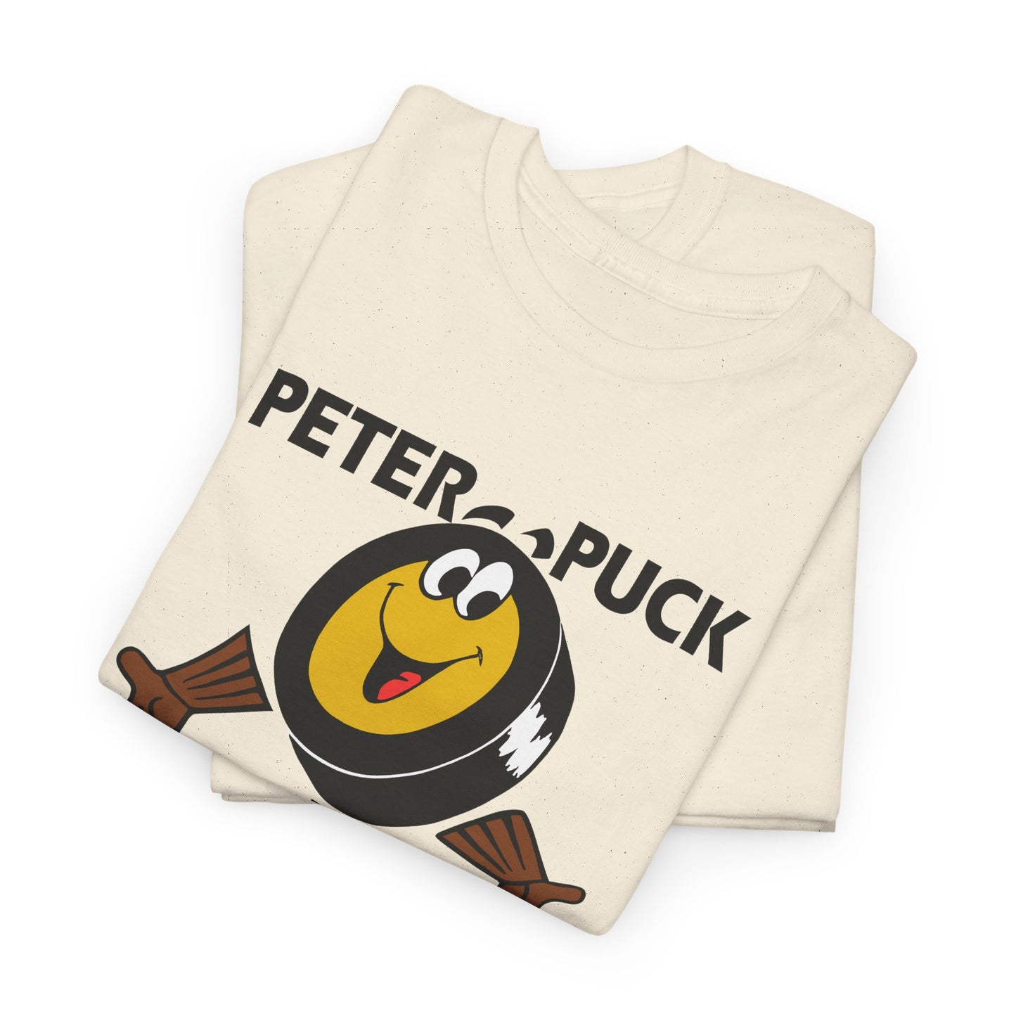 1970s tv hockey mascot peter puck tshirt