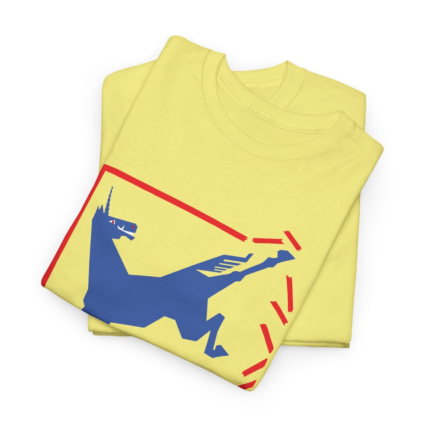 1924 german cartoon unicorn breaking free reproduction tshirt