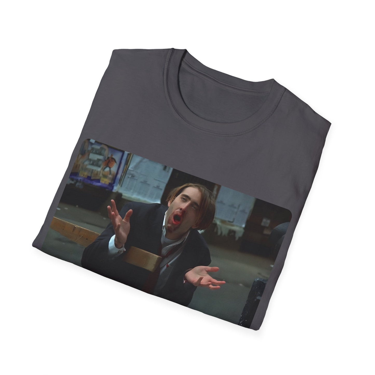 1989 nic cage vampire's kiss movie tshirt