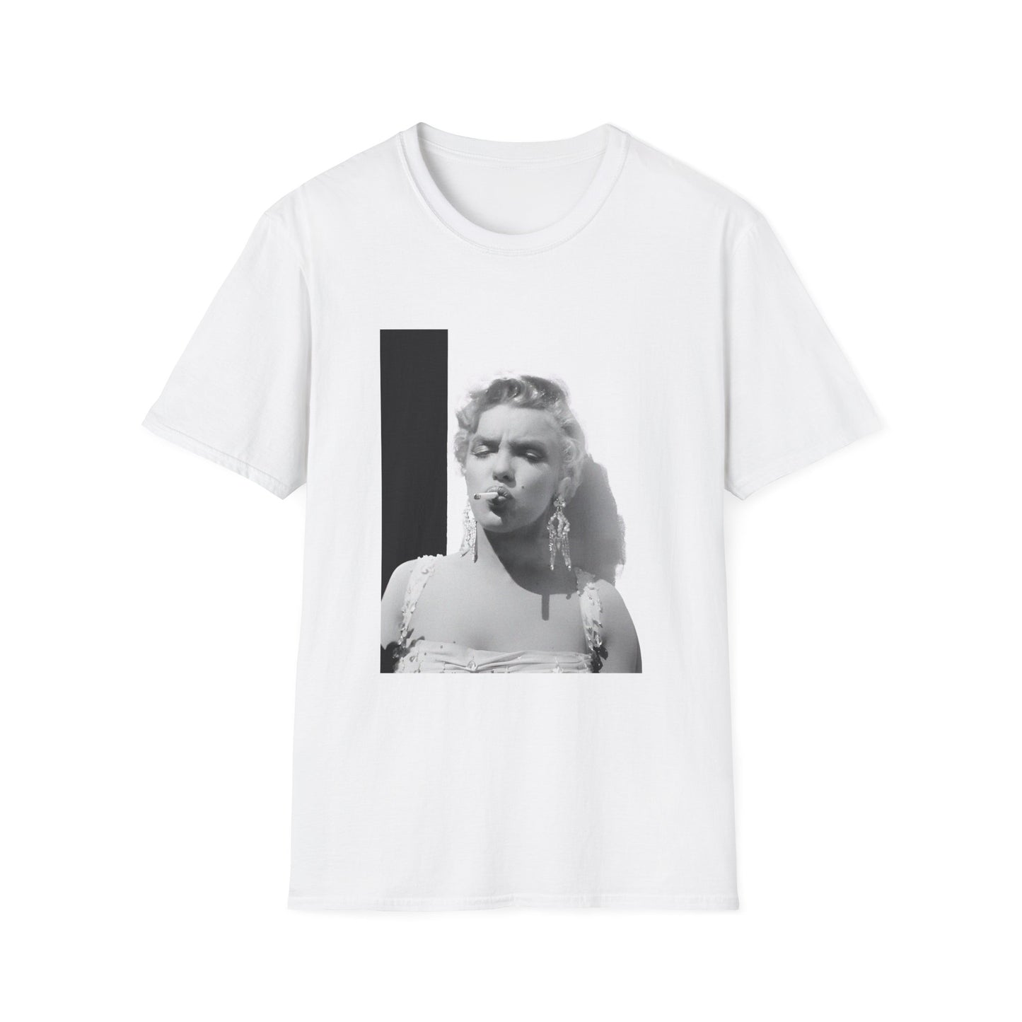 marilyn monroe smoking a cigarette tshirt