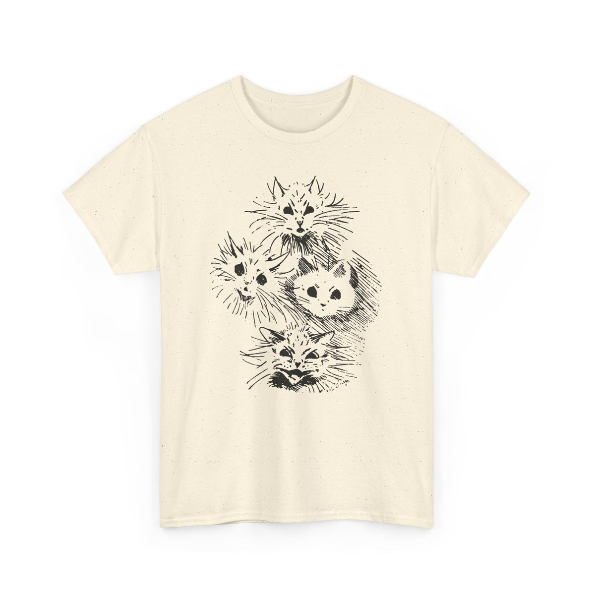 louis wain ghost cats sketch edit tshirt