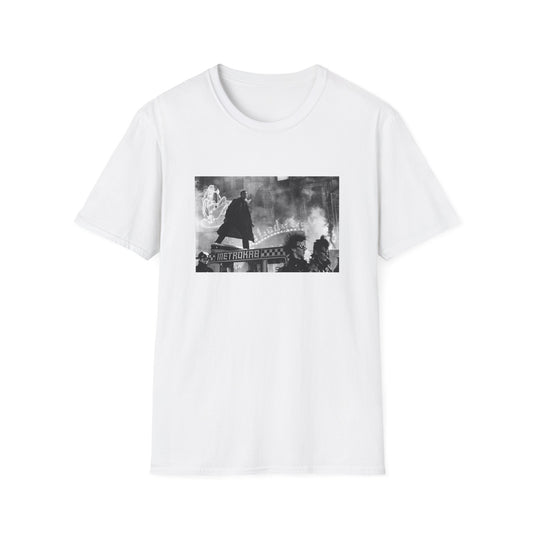 1982 movie blade runner deckard's on a metrokab tshirt