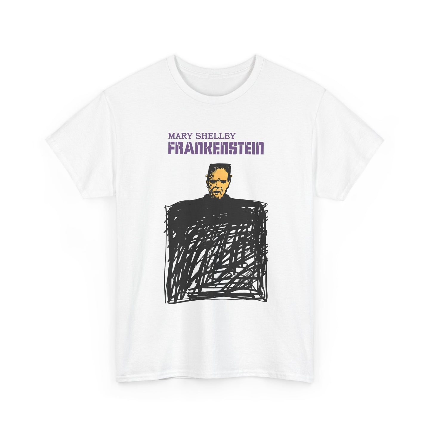 1970s italian book cover for mary shelley's 1818 gothic novel frankstein tshirt