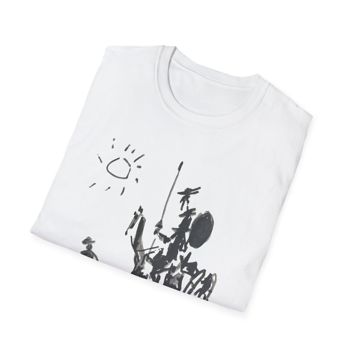 1955 don quixote illustration by pablo ruiz picasso tshirt