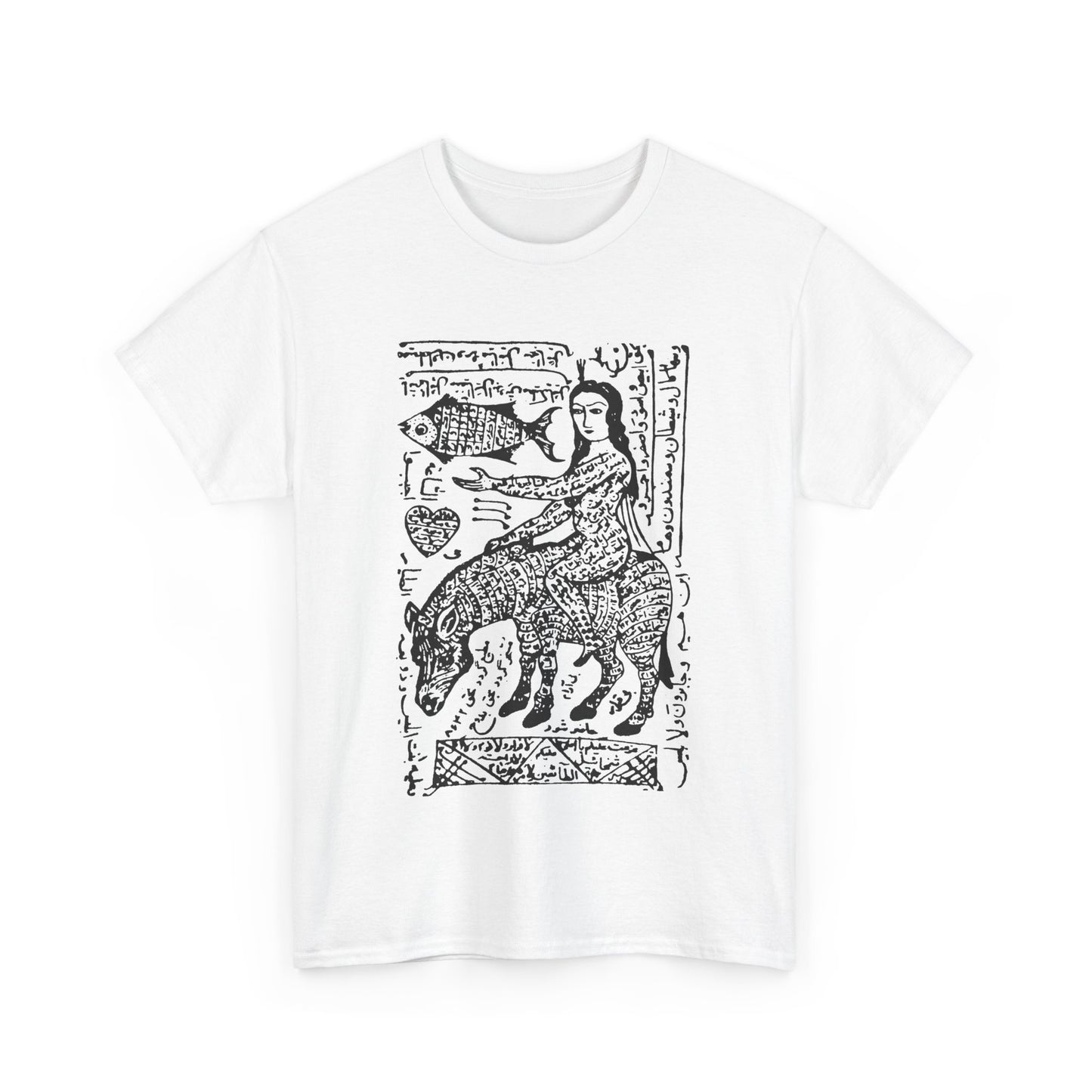 1800s persian witch talisman brass amulet love spell tshirt