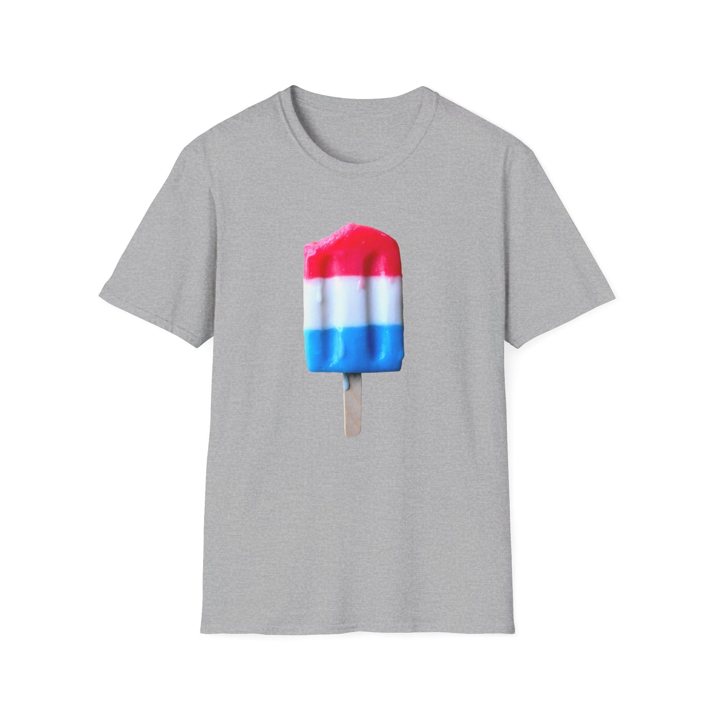 classic red white blue popsicle tshirt